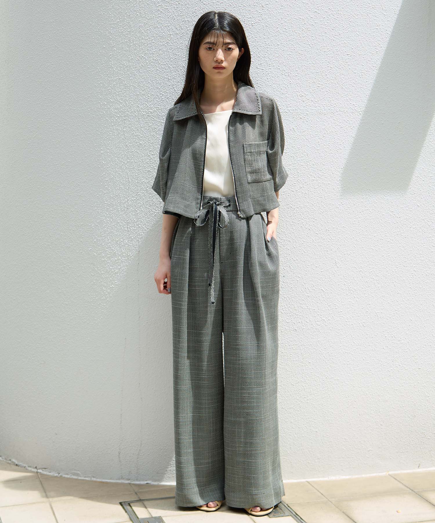 Washable Mesh Relax Trousers STUDIOUS