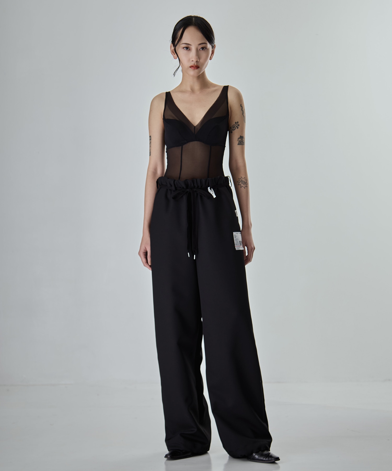WOOLY TEXTURE EASY TROUSERS Maison MIHARA YASUHIRO