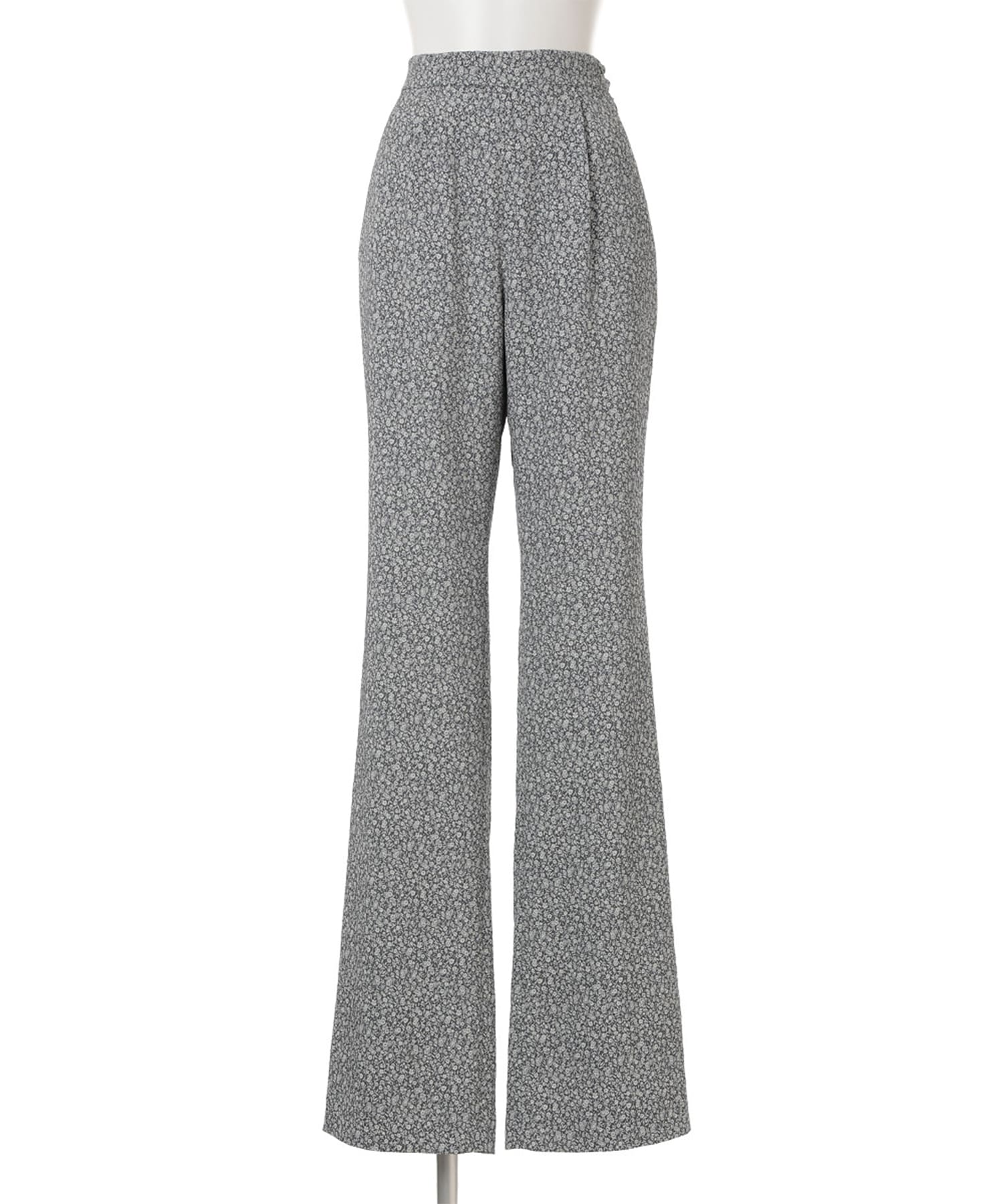 Floral Jacquard Flare Trousers Mame Kurogouchi
