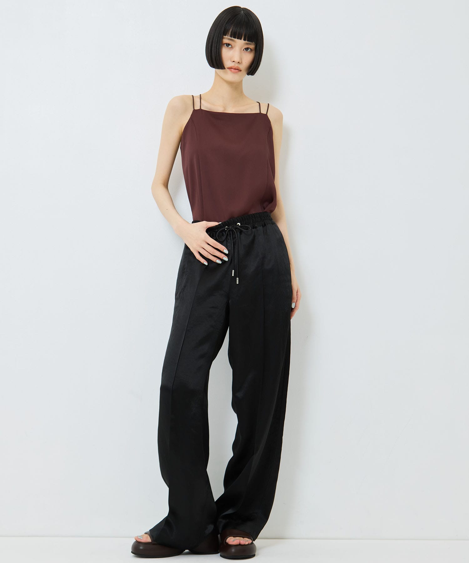 SATIN RELAX PANTS CINOH