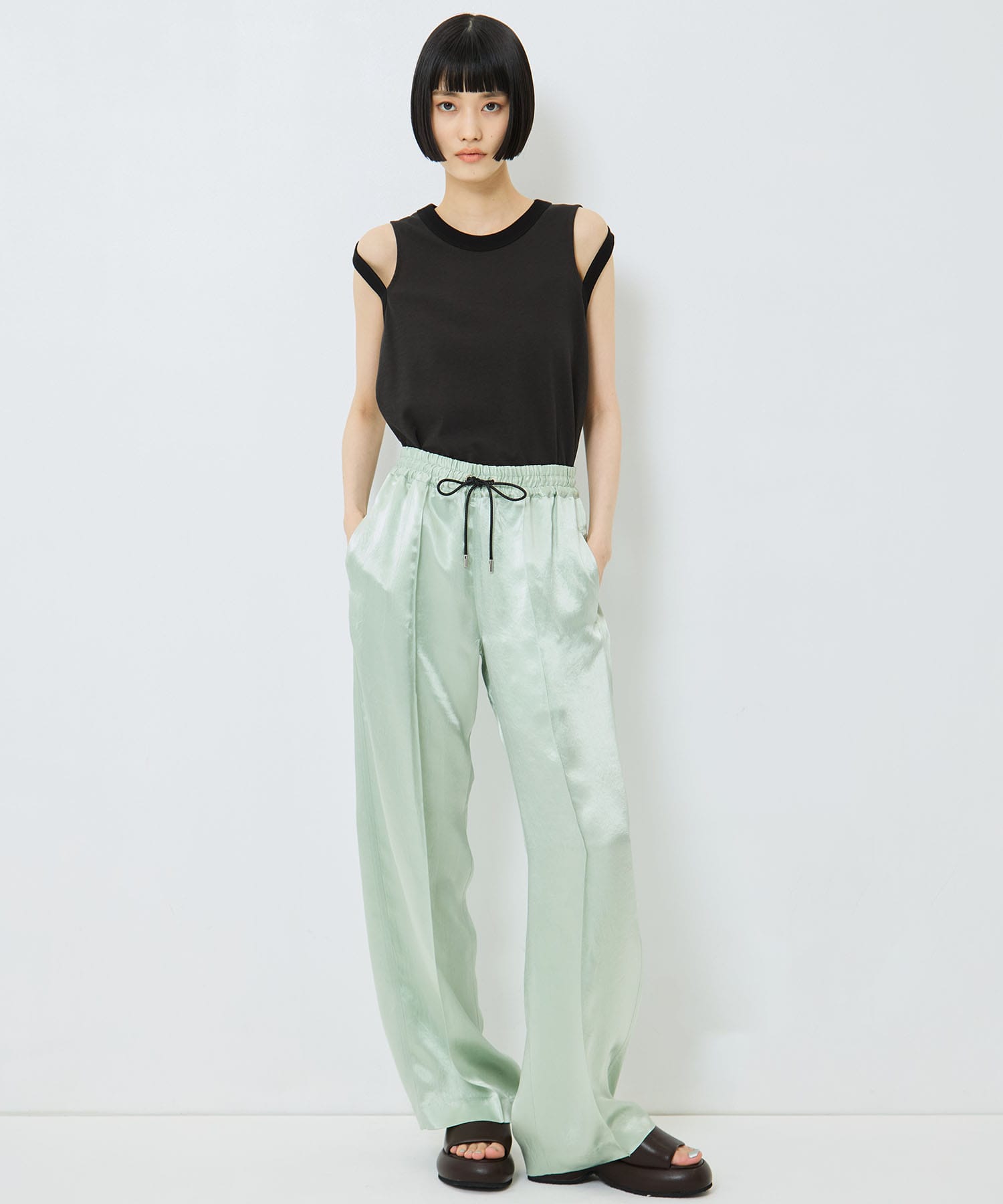 SATIN RELAX PANTS CINOH