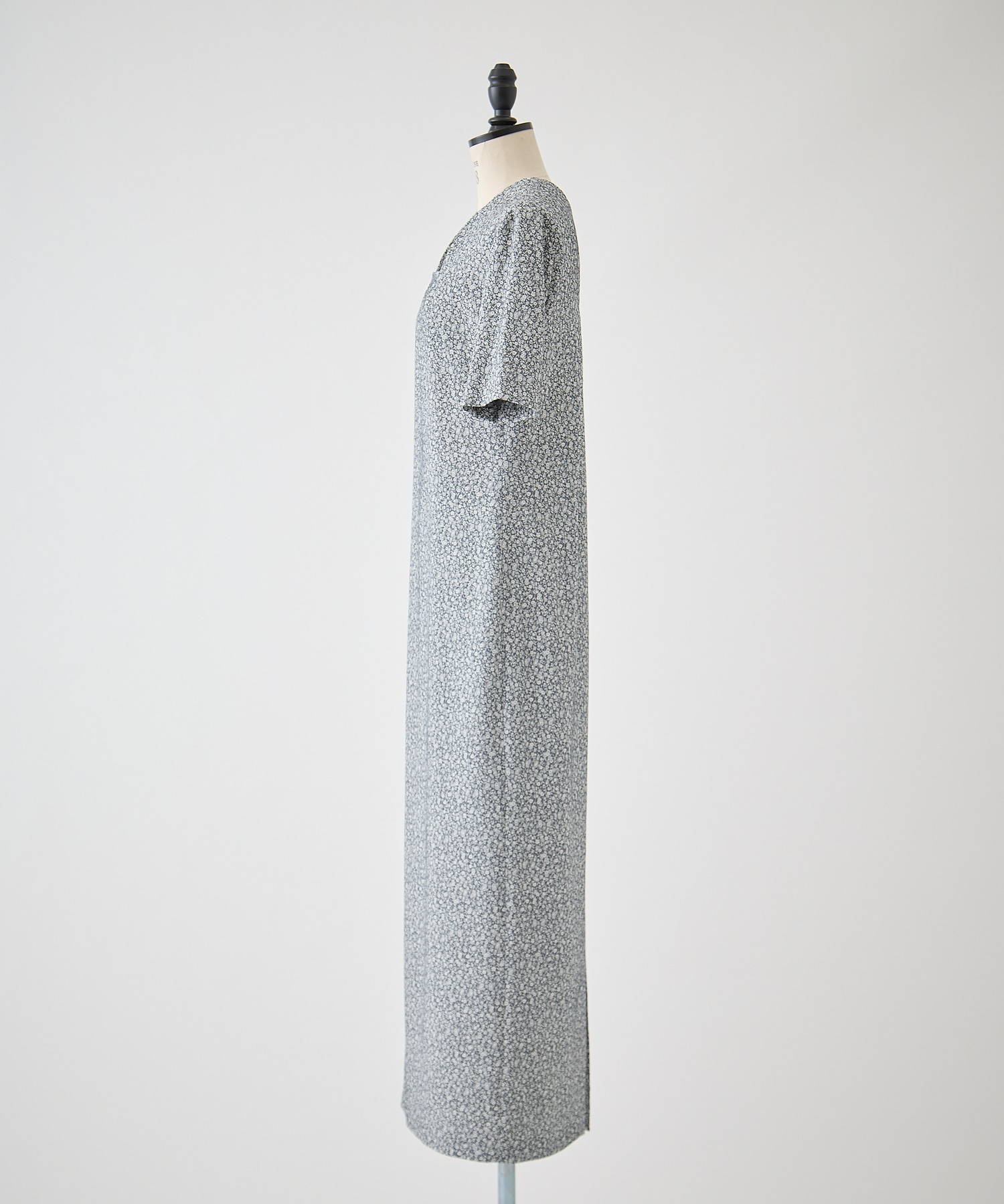 Floral Jacquard Square Neck Dress Mame Kurogouchi