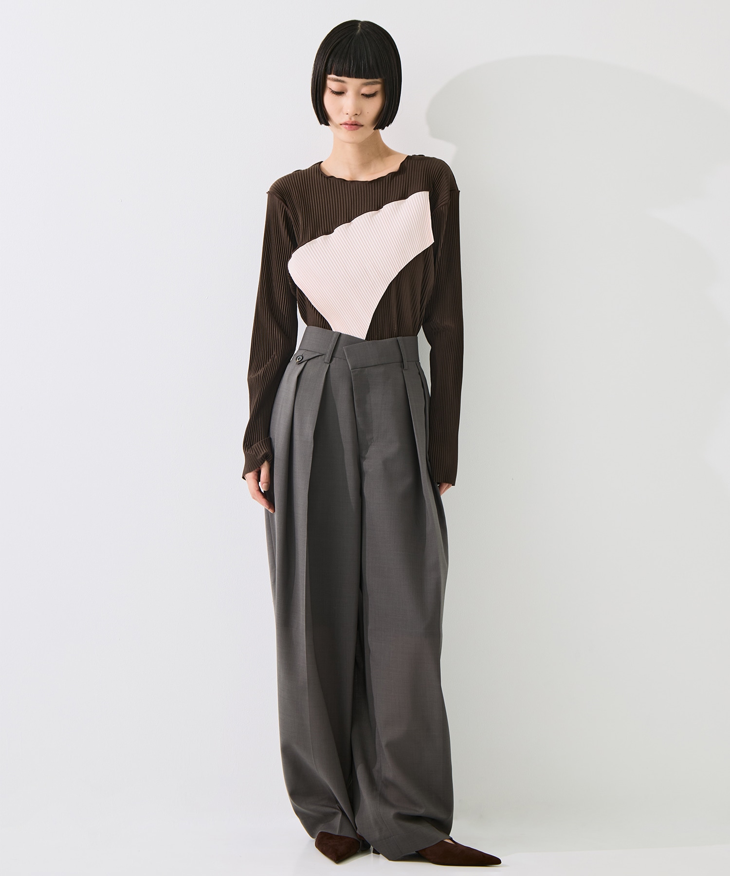Double Tucked Trousers STUDIOUS
