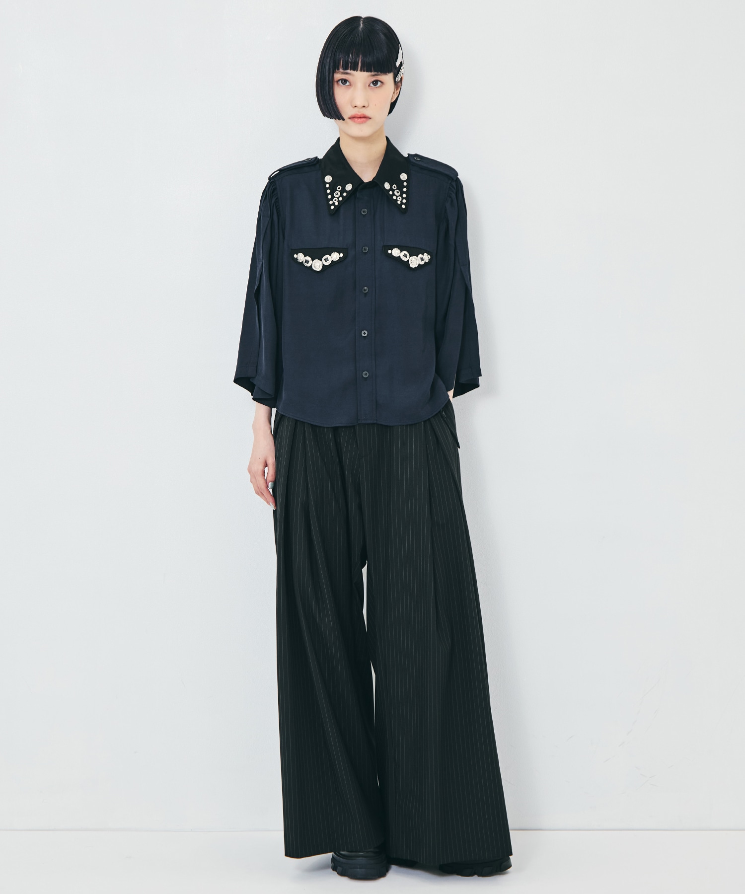 Rayon silk twill shirt TOGA