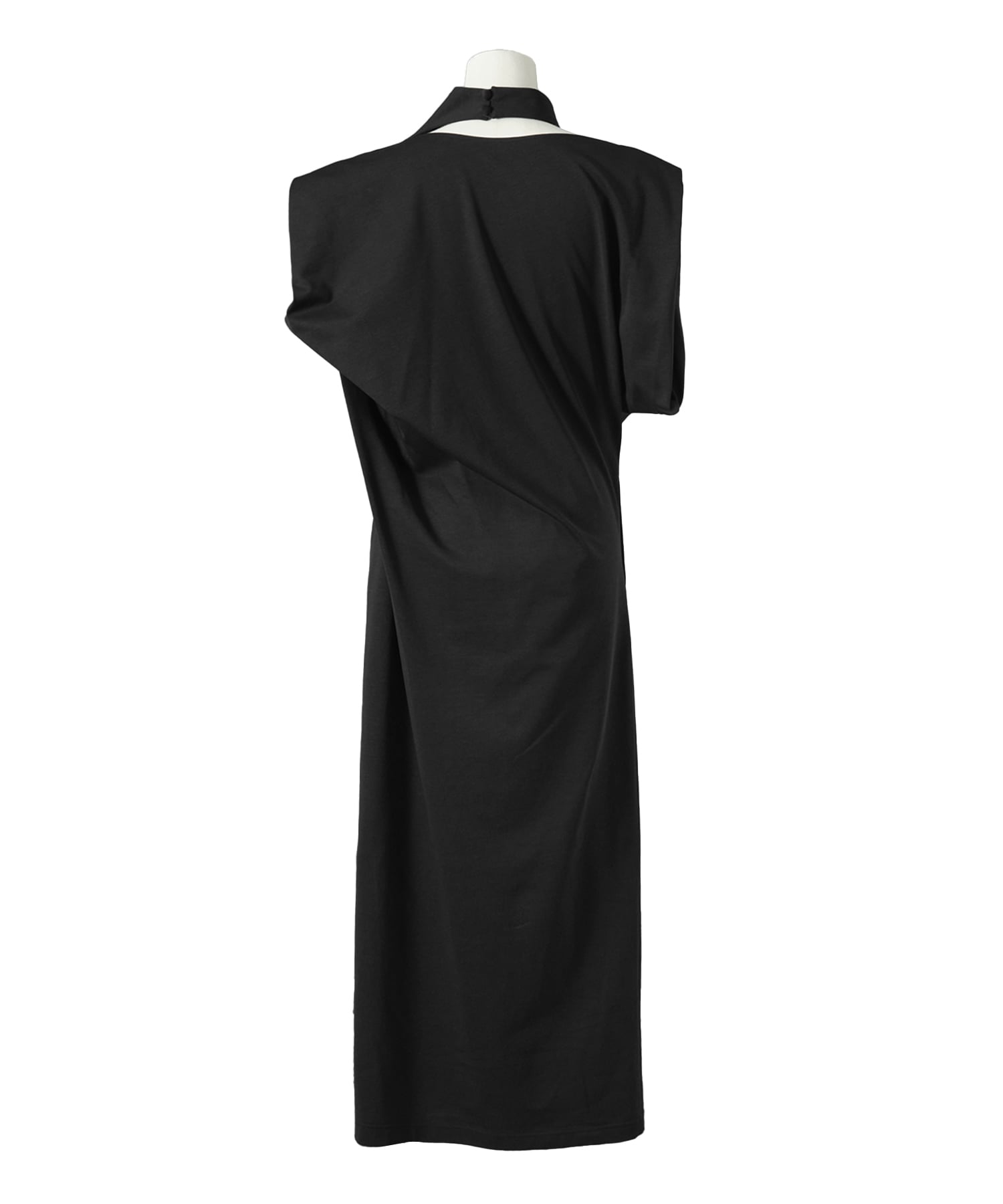 Cotton Jersey Asymmetric Dress Mame Kurogouchi