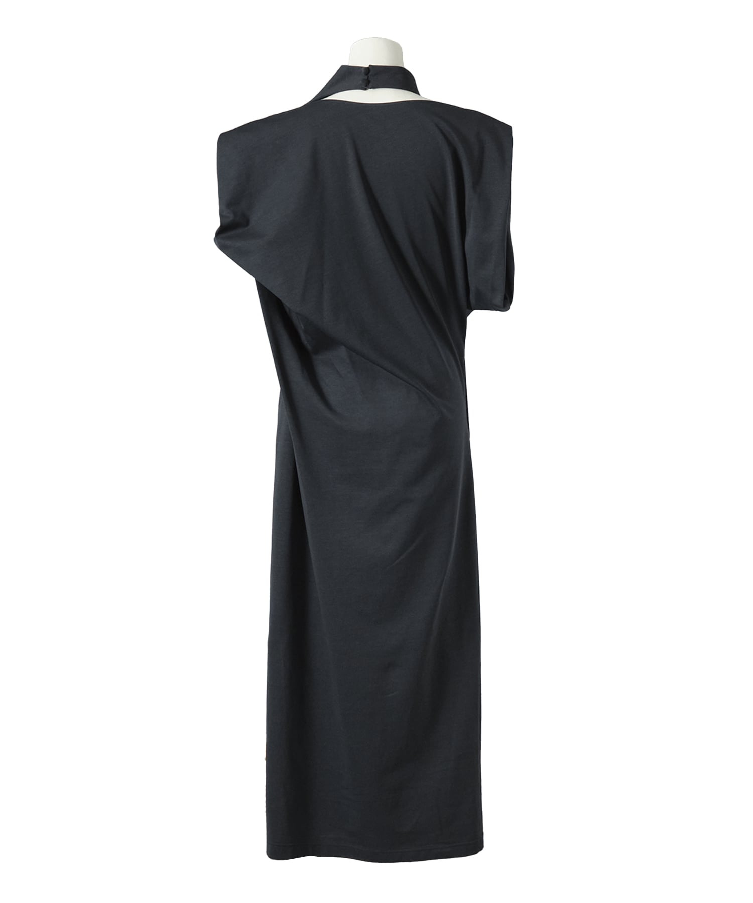 Cotton Jersey Asymmetric Dress Mame Kurogouchi