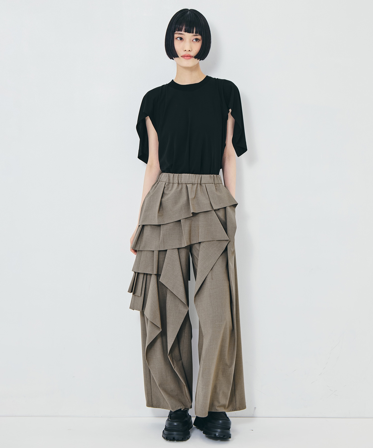 High twist smooth jersey tops TOGA