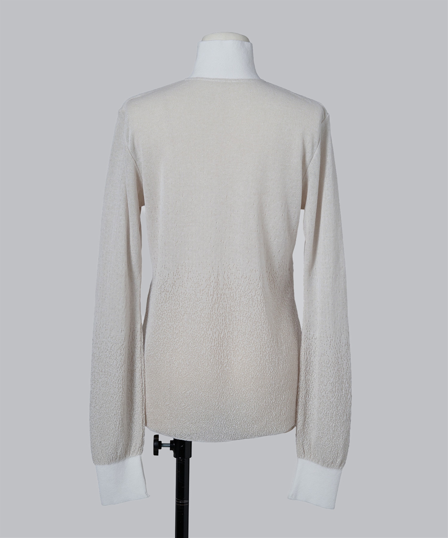 Half Zip Gradation Knit Top Mame Kurogouchi