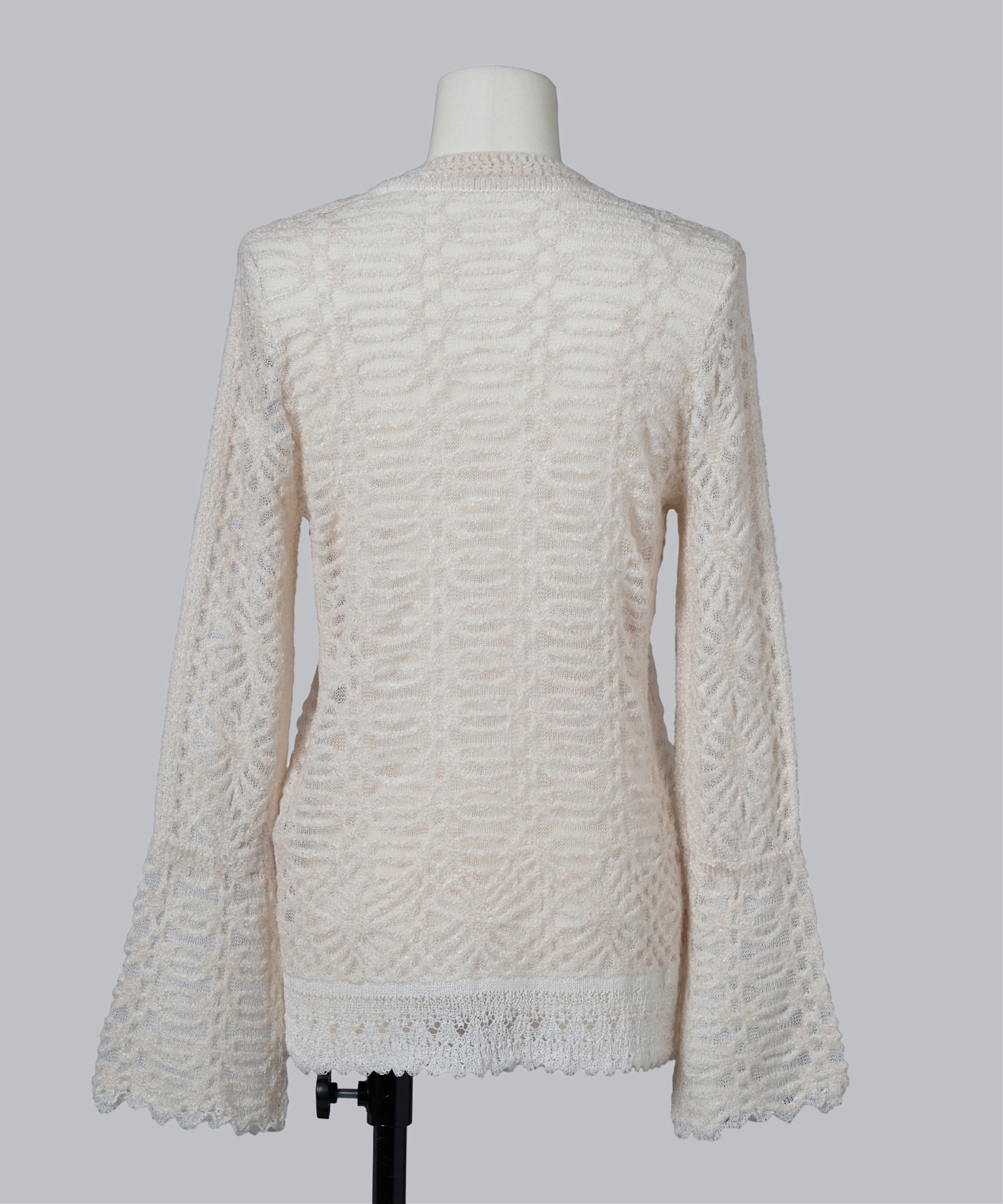 Sheer Jacquard Mole Knit Top Mame Kurogouchi