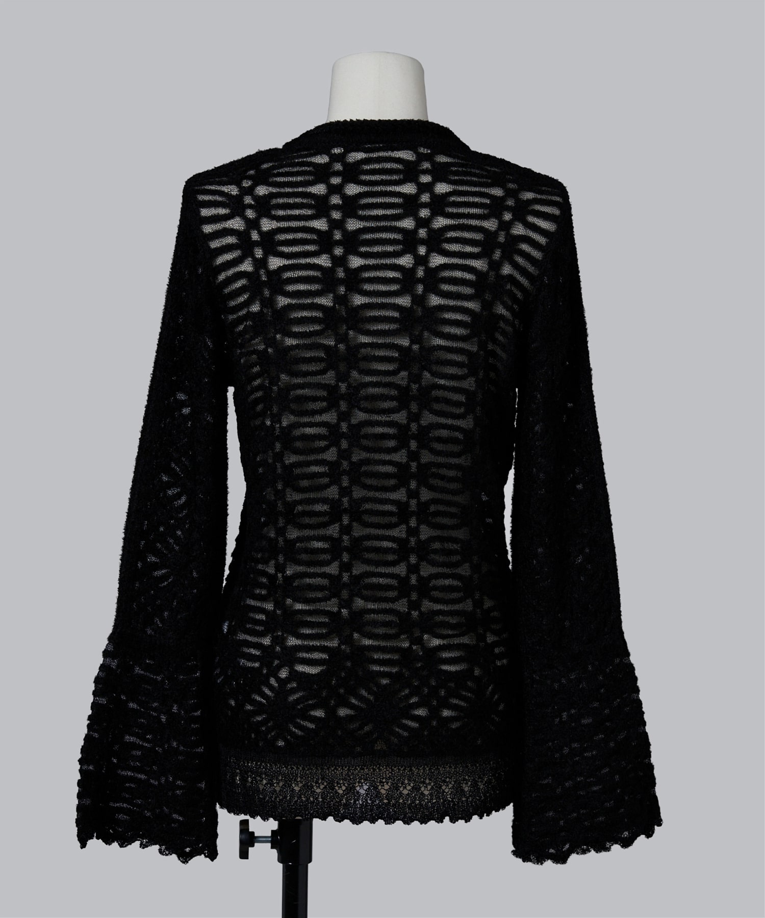 Sheer Jacquard Mole Knit Top Mame Kurogouchi
