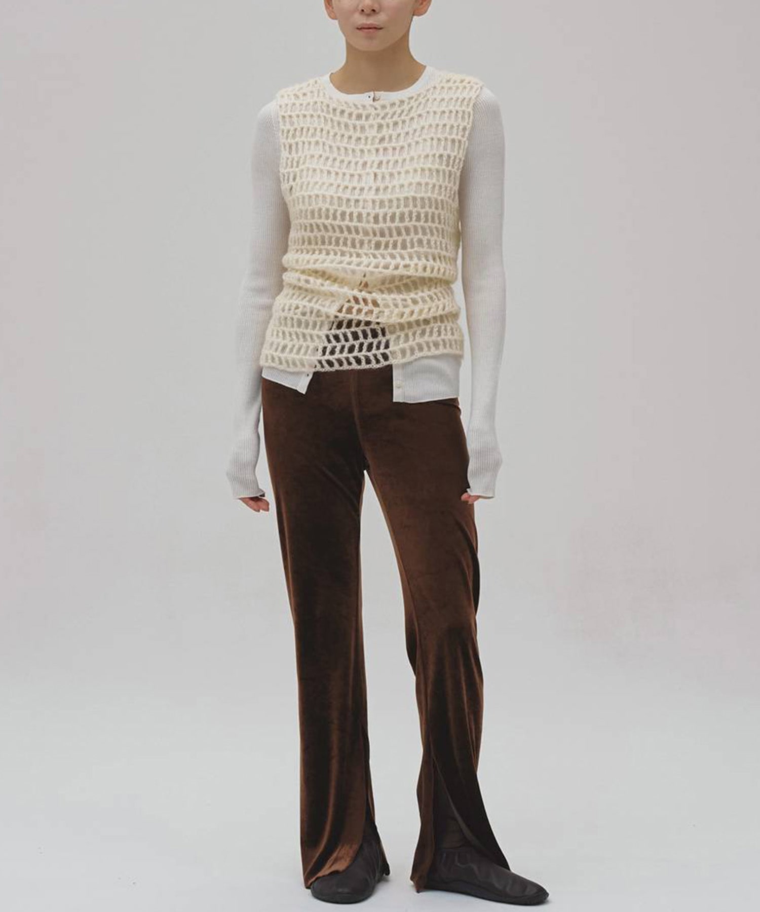 Silkwool Knit Cardigan TODAYFUL