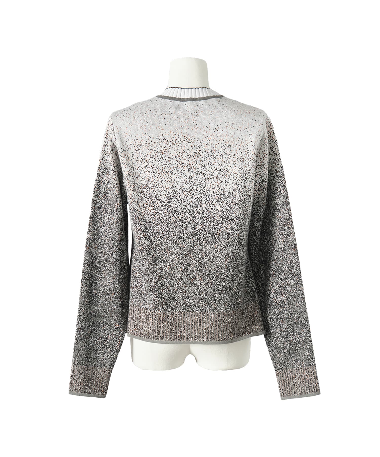 Floral Jacquard Graphic Knit Cardigan Mame Kurogouchi