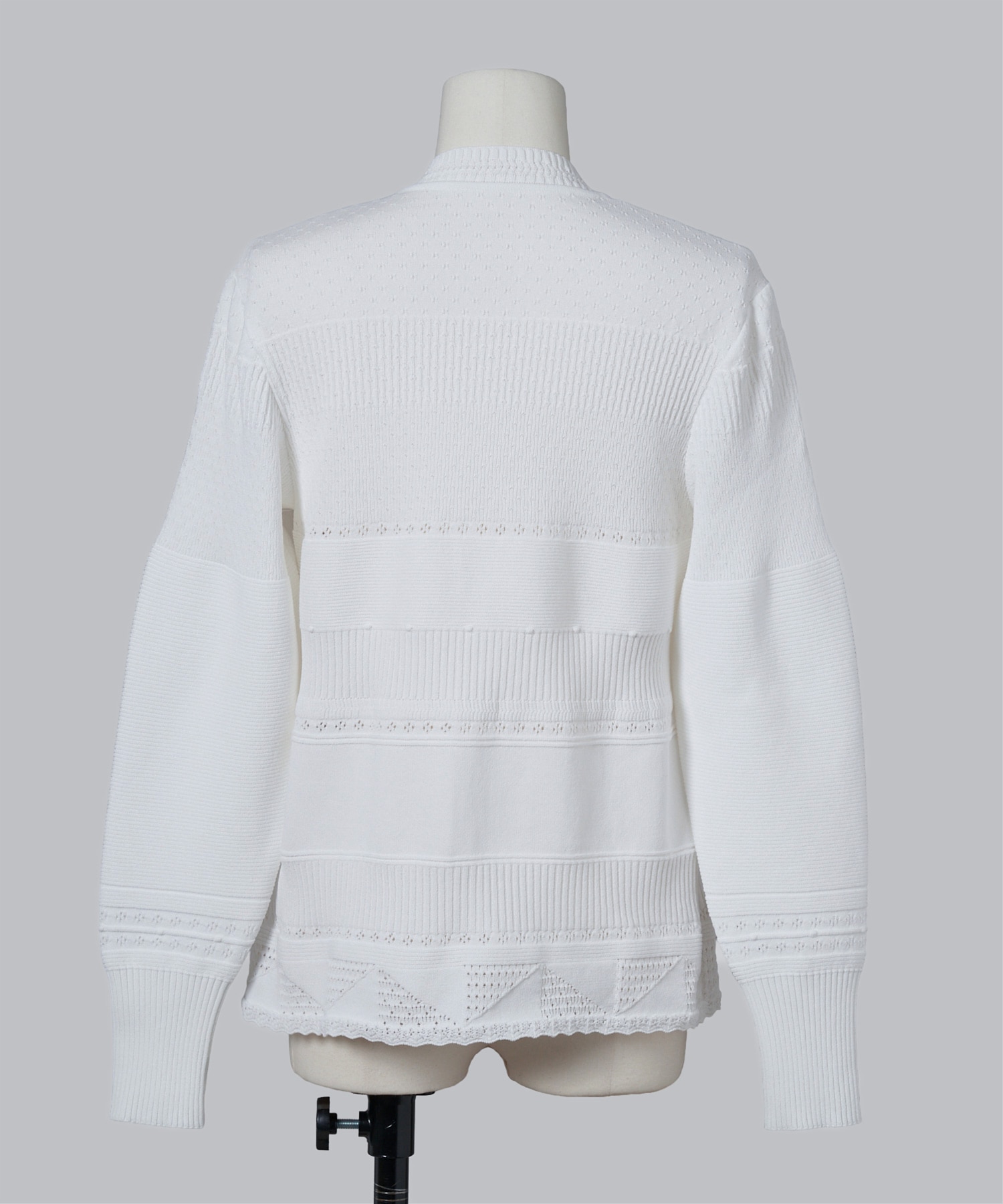 Knit Lace Cardigan Mame Kurogouchi