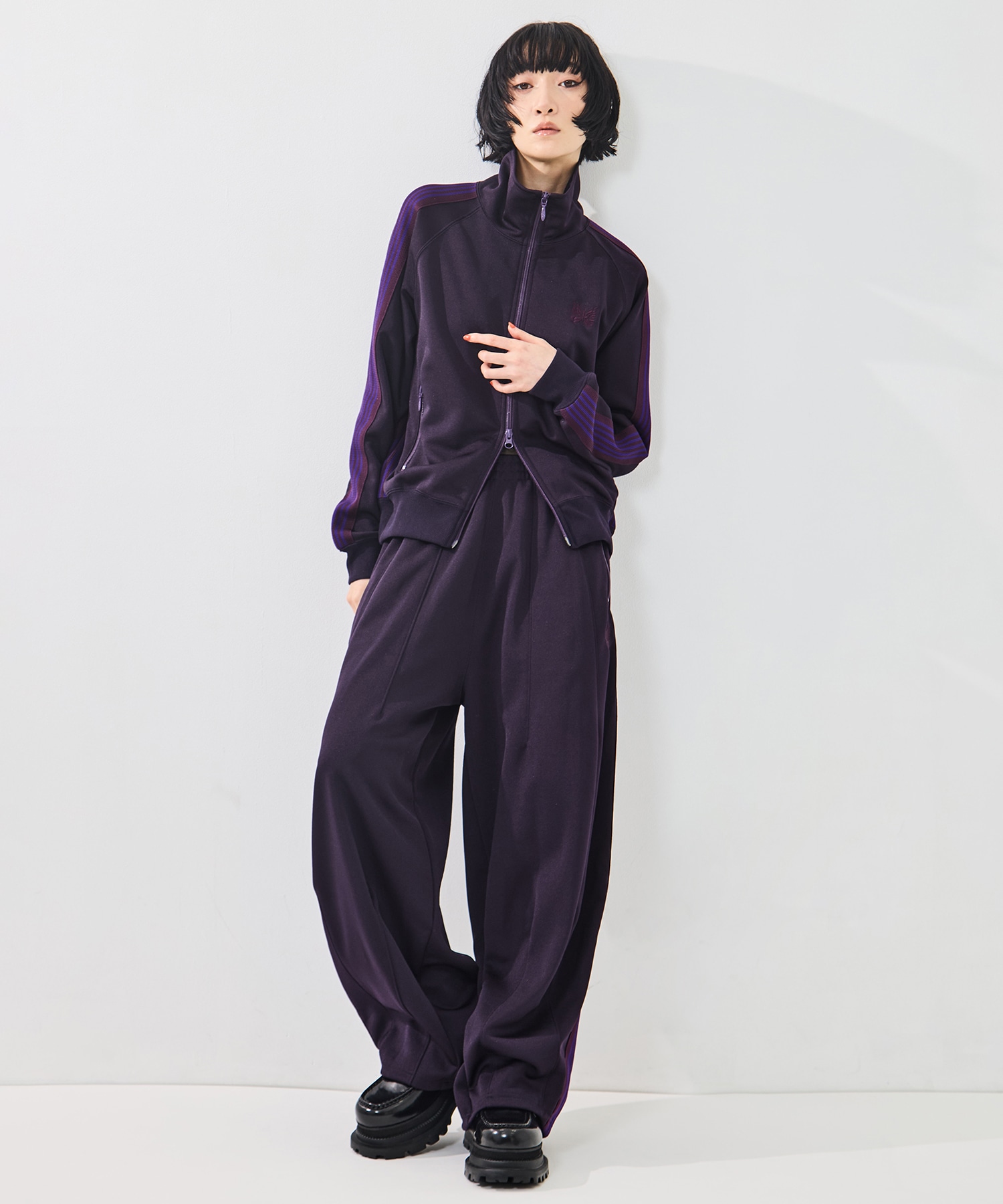 H.D Track Pant-Poly Smooth Needles