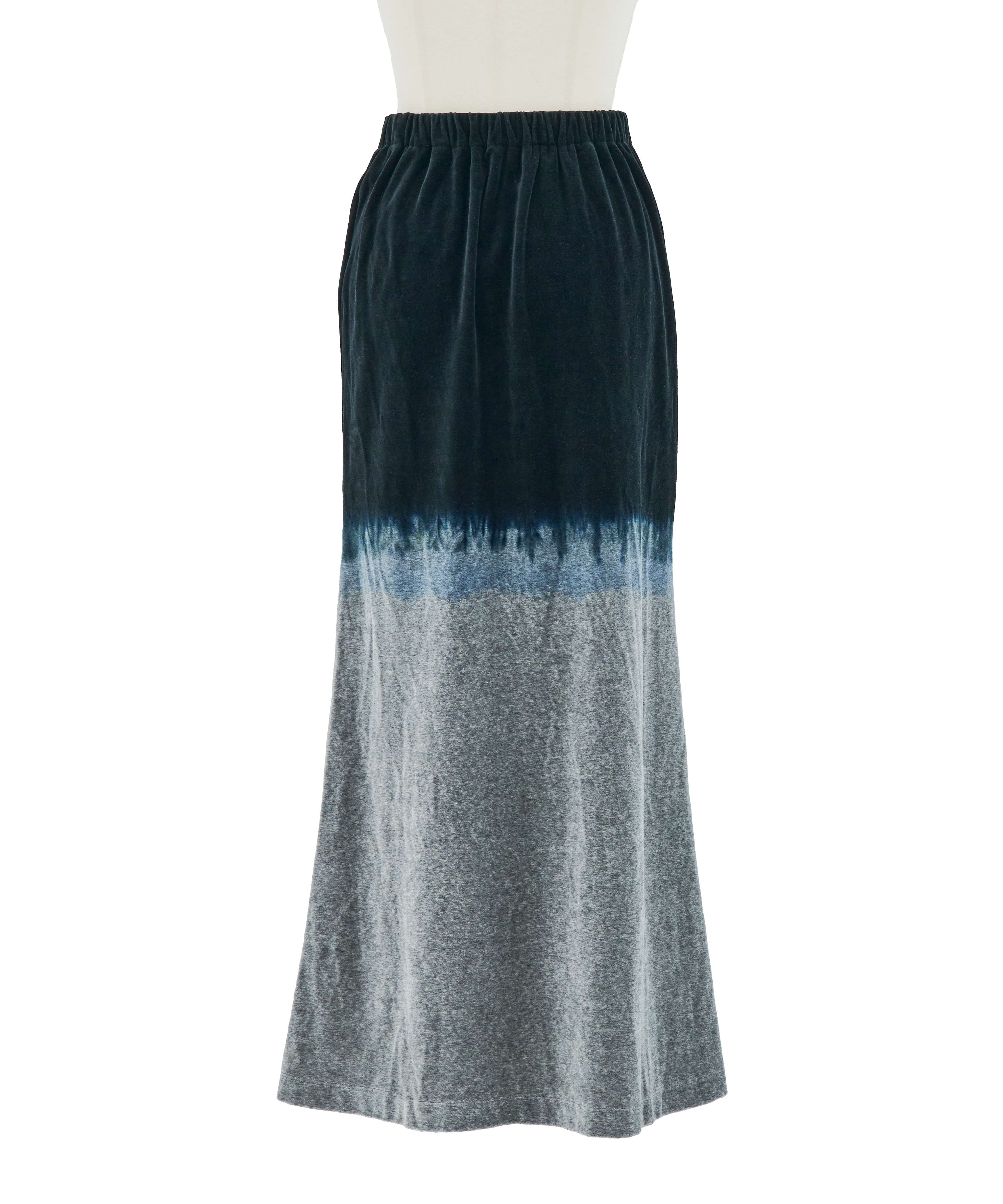 Gradation Shibori Dyed Skirt Mame Kurogouchi