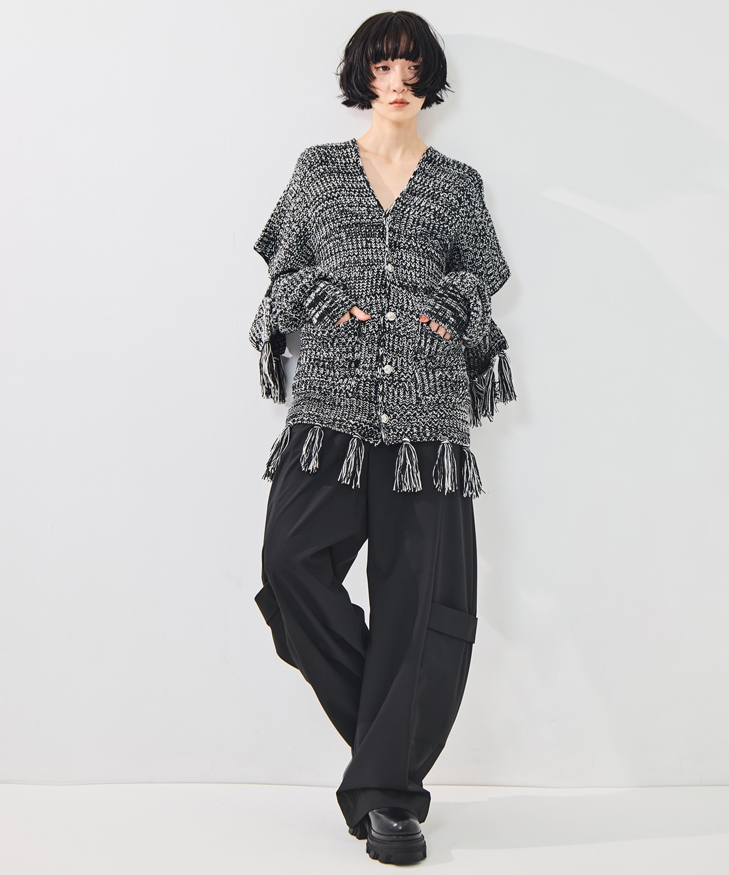 Fringe knit sulvam