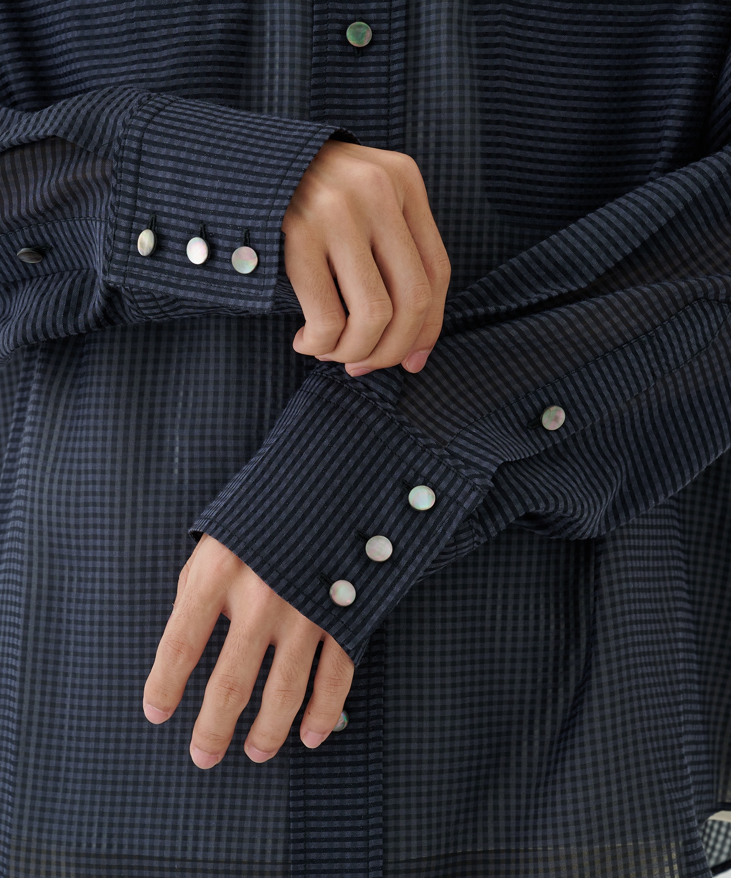 SHEER WESTERN SHIRTS SEVEN BY SEVEN