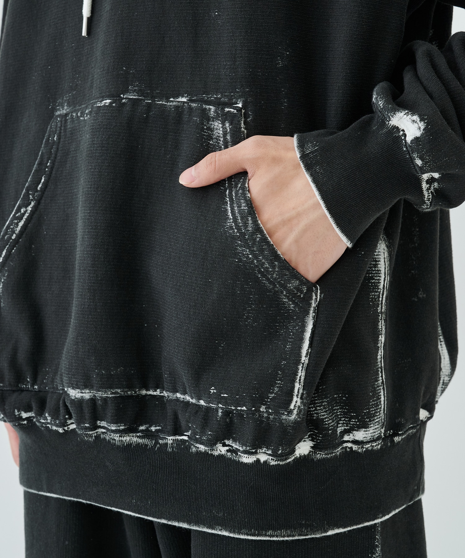 〈別注〉PAINTED SWEAT HOODIE JOHN LAWRENCE SULLIVAN