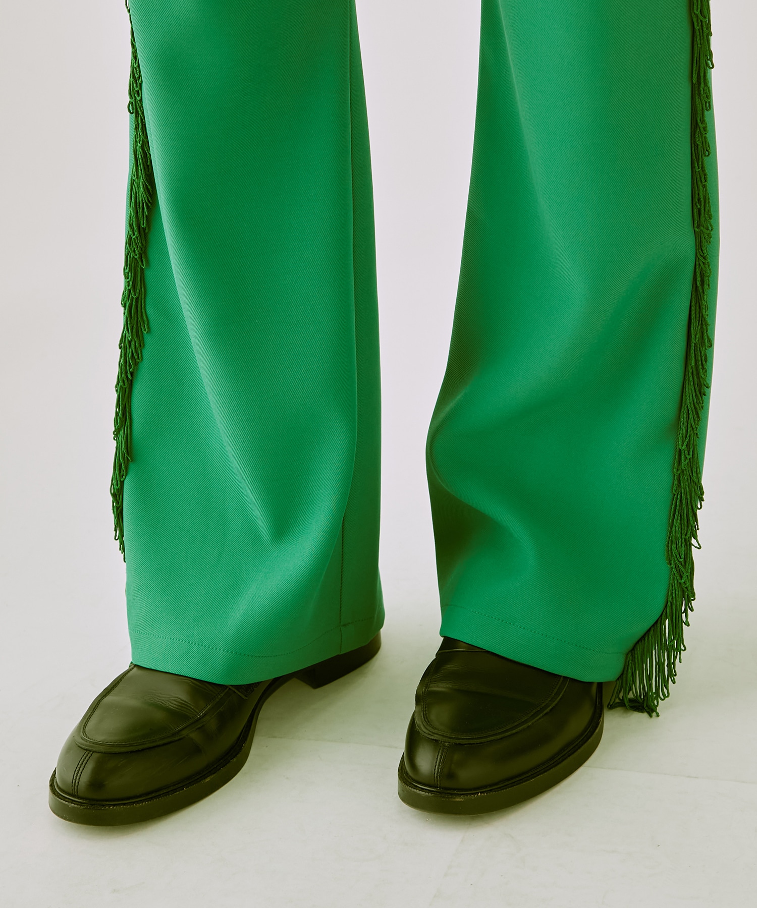 Fringe Boot-Cut Track Pant - Poly Kersey NEEDLES
