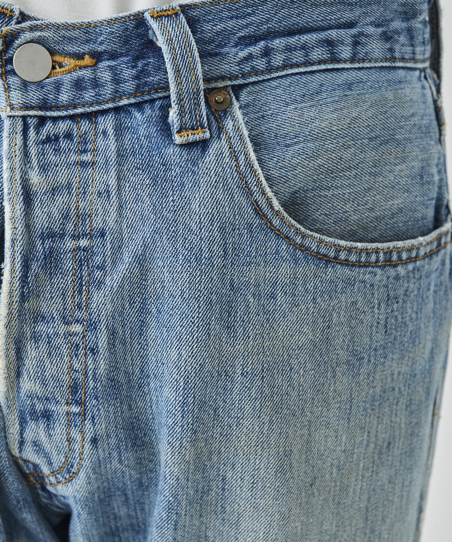 x  Vintage Levis Detachable Card Case Damage Denim BASICKS