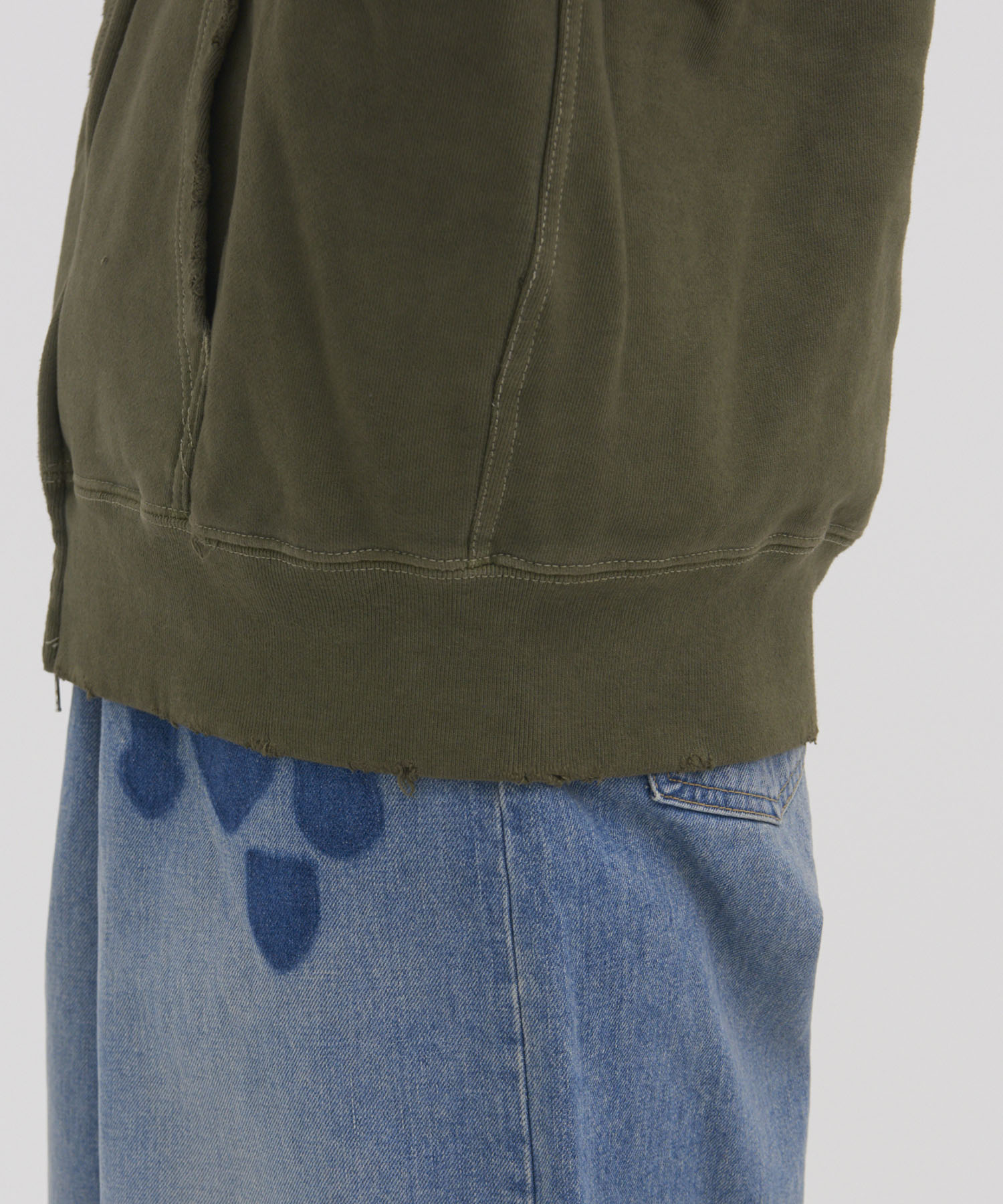 〈別注〉PIGMENT J LOGO ZIP UP HOODIE JieDa