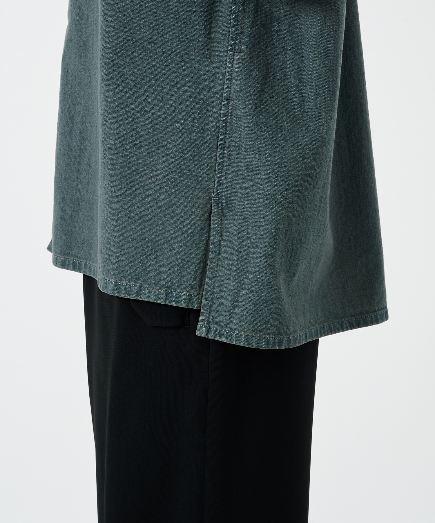 BLEACH OVERDYE DENIM SHIRTS STUDIOUS