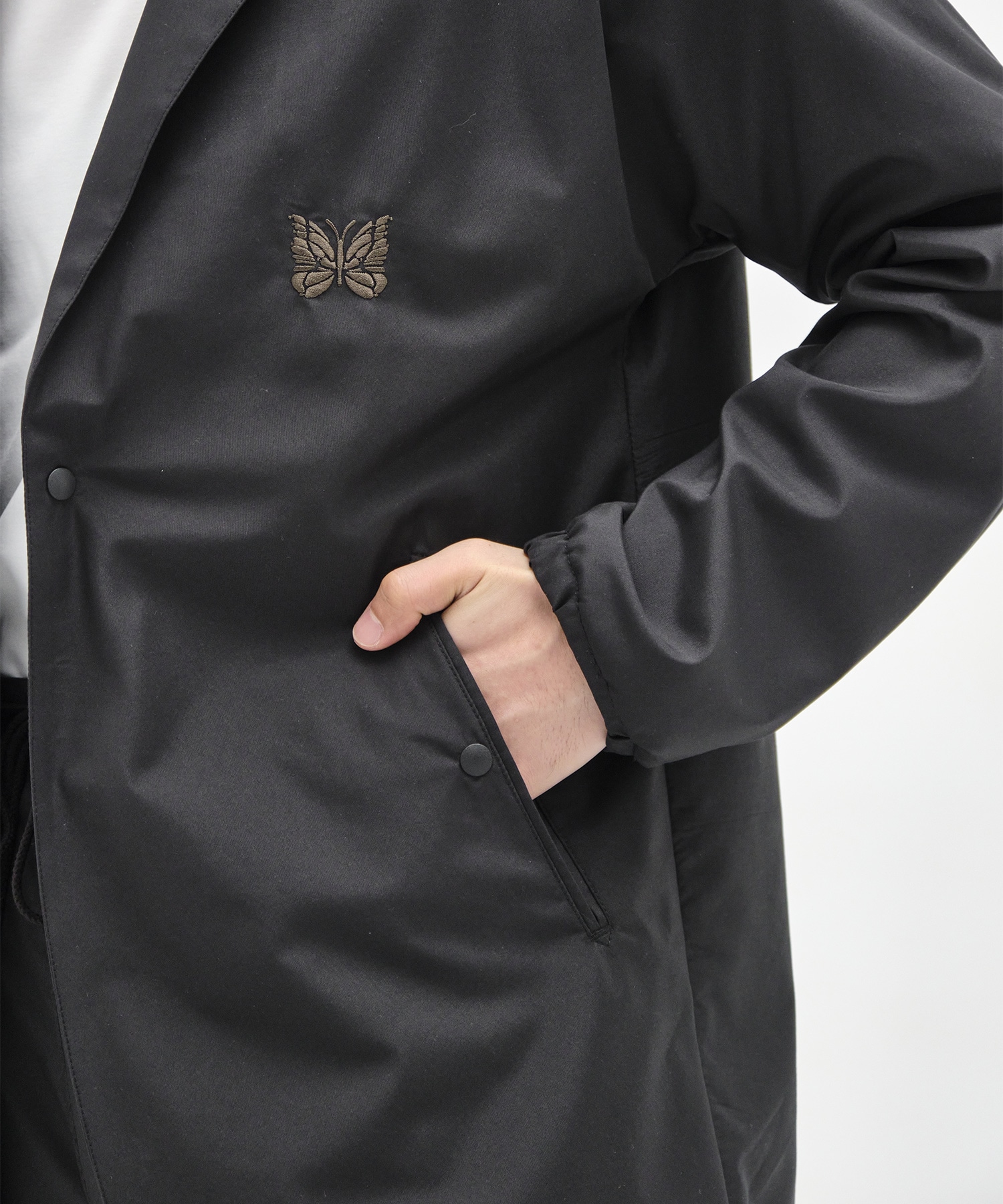 〈別注〉Miles Jacket - Poly Brushed Taffeta NEEDLES