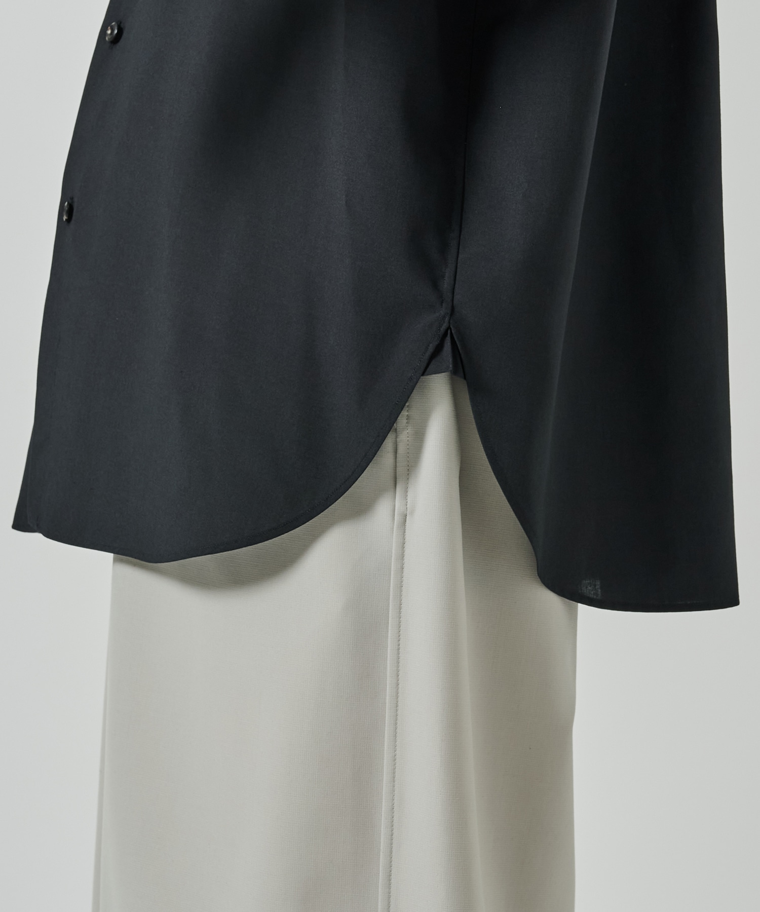 RERACS BAND COLLAR SHIRT SHORT SLEEVE THE RERACS