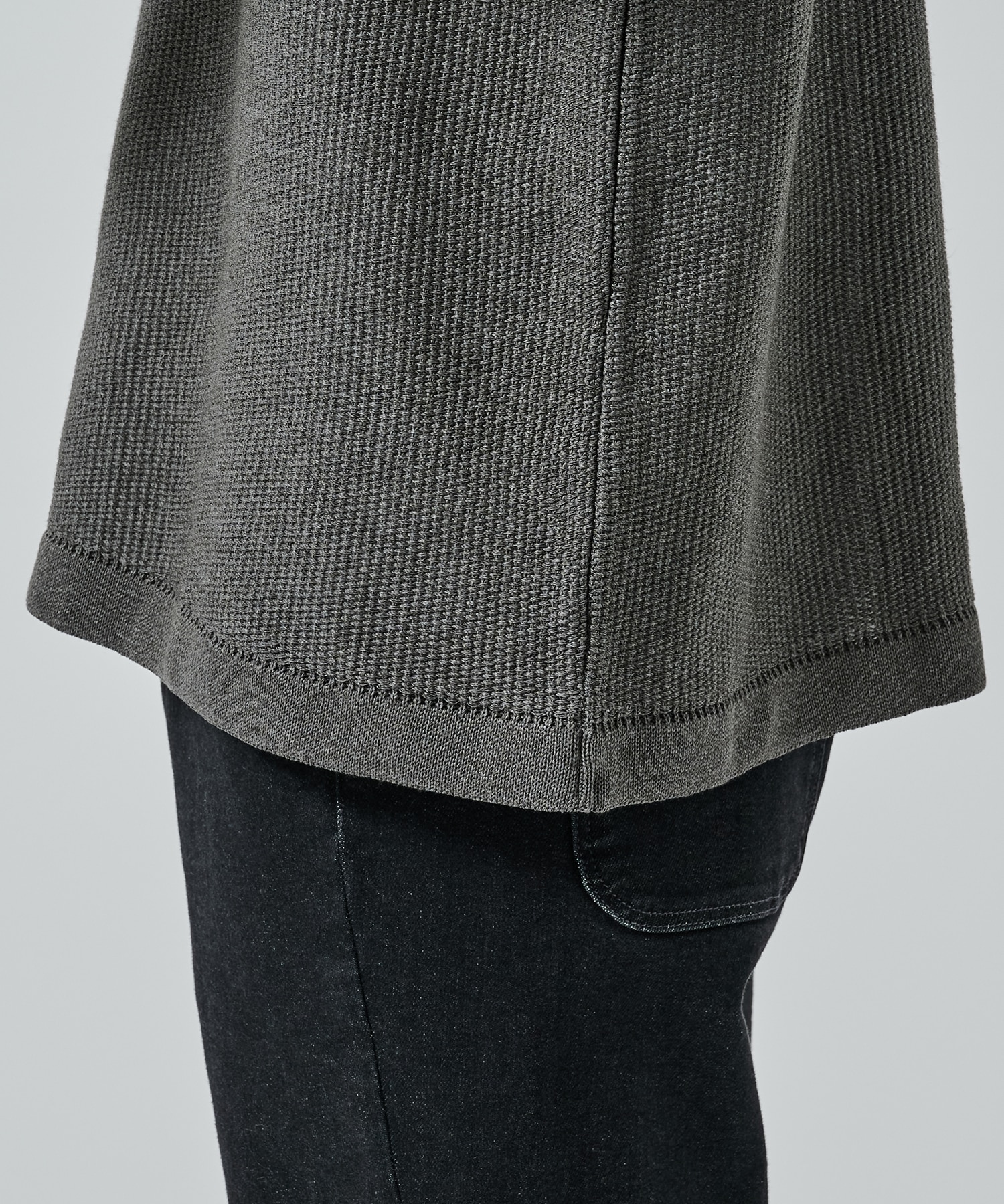 〈別注〉OX SUMMER KNIT S/S BATONER