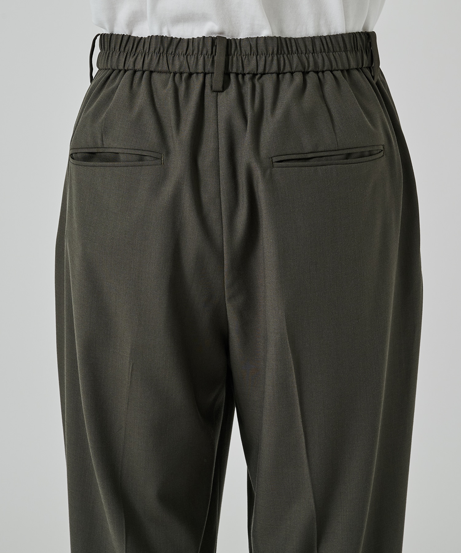 【涼しいウール】COOL WOOL WIDE SLACKS STUDIOUS
