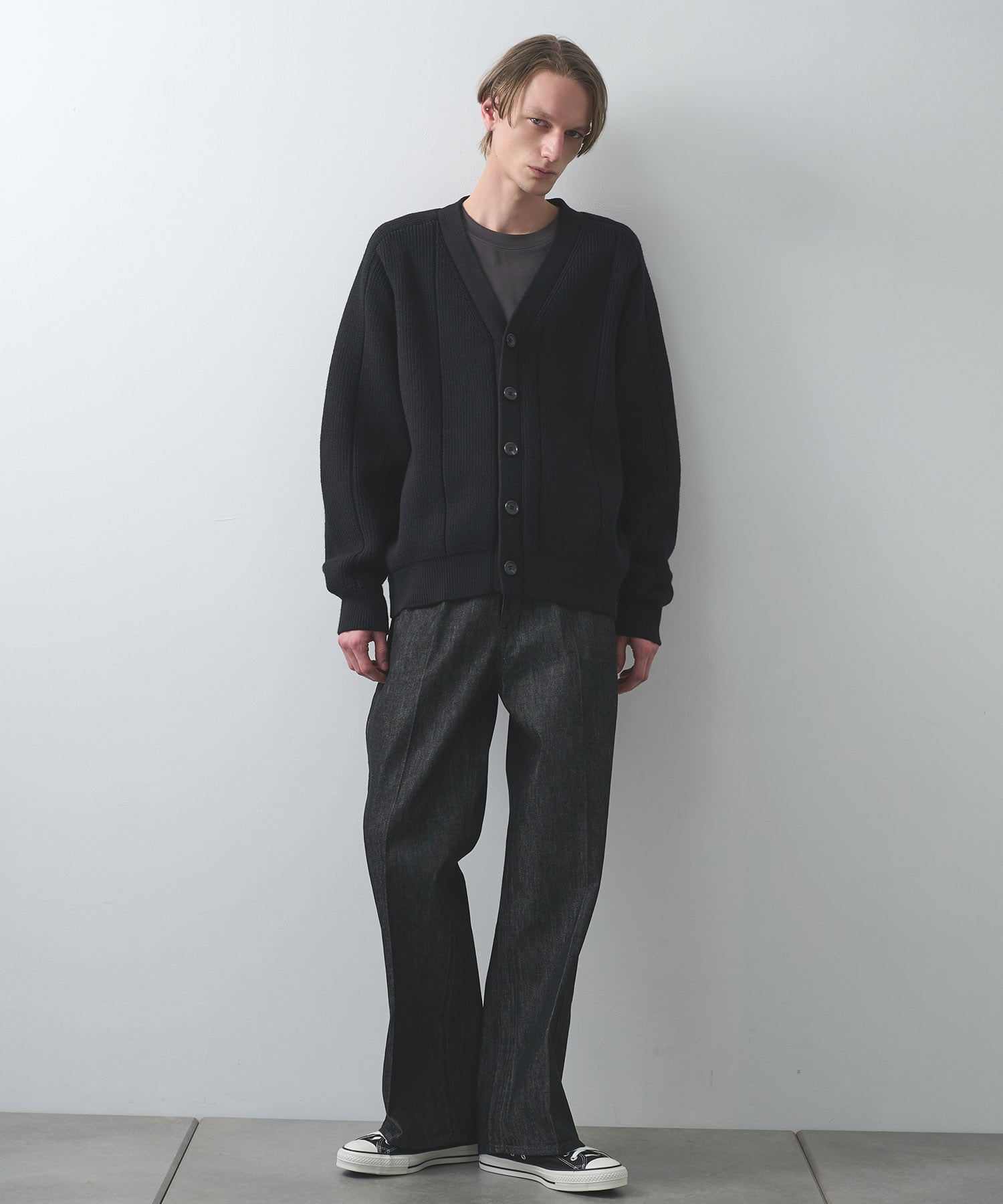 LINTRACK WIDE DENIM TROUSERS STUDIOUS
