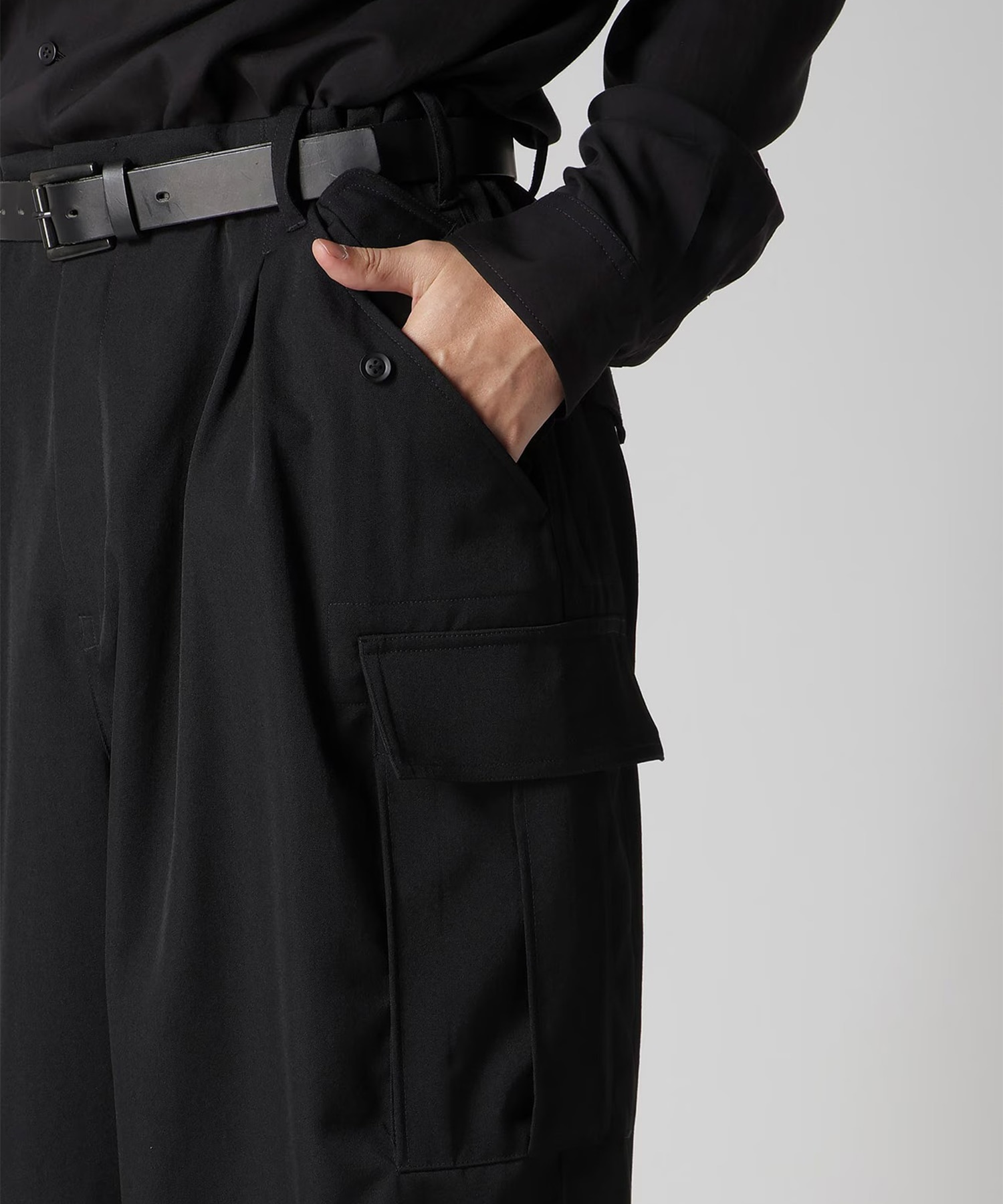 HK-P09-100 CARGO SHORTS Yohji Yamamoto