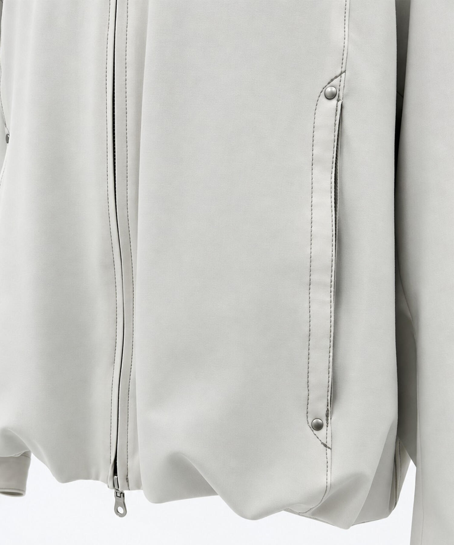 Leather collar Balloon Blouson STUDIOUS