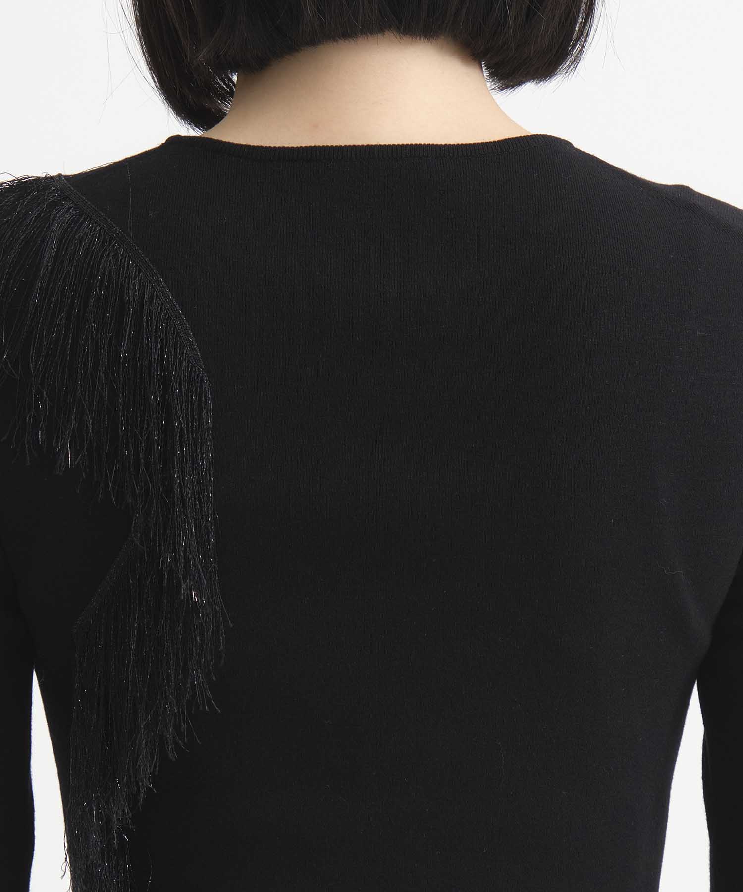 Fringe Detail Knit Top STUDIOUS