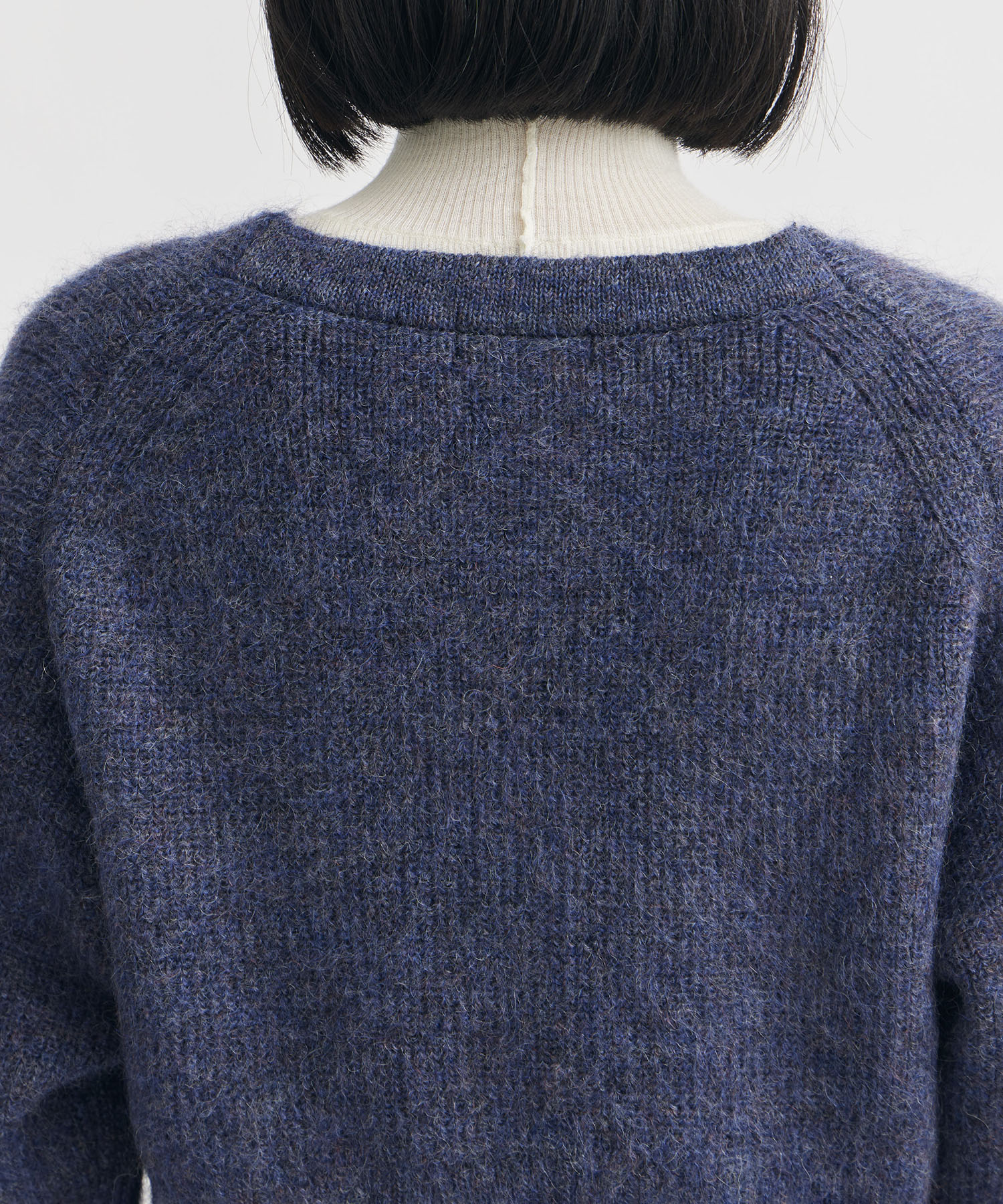 別注GRADIATION MOHAIR CARDIGAN WRAPINKNOT