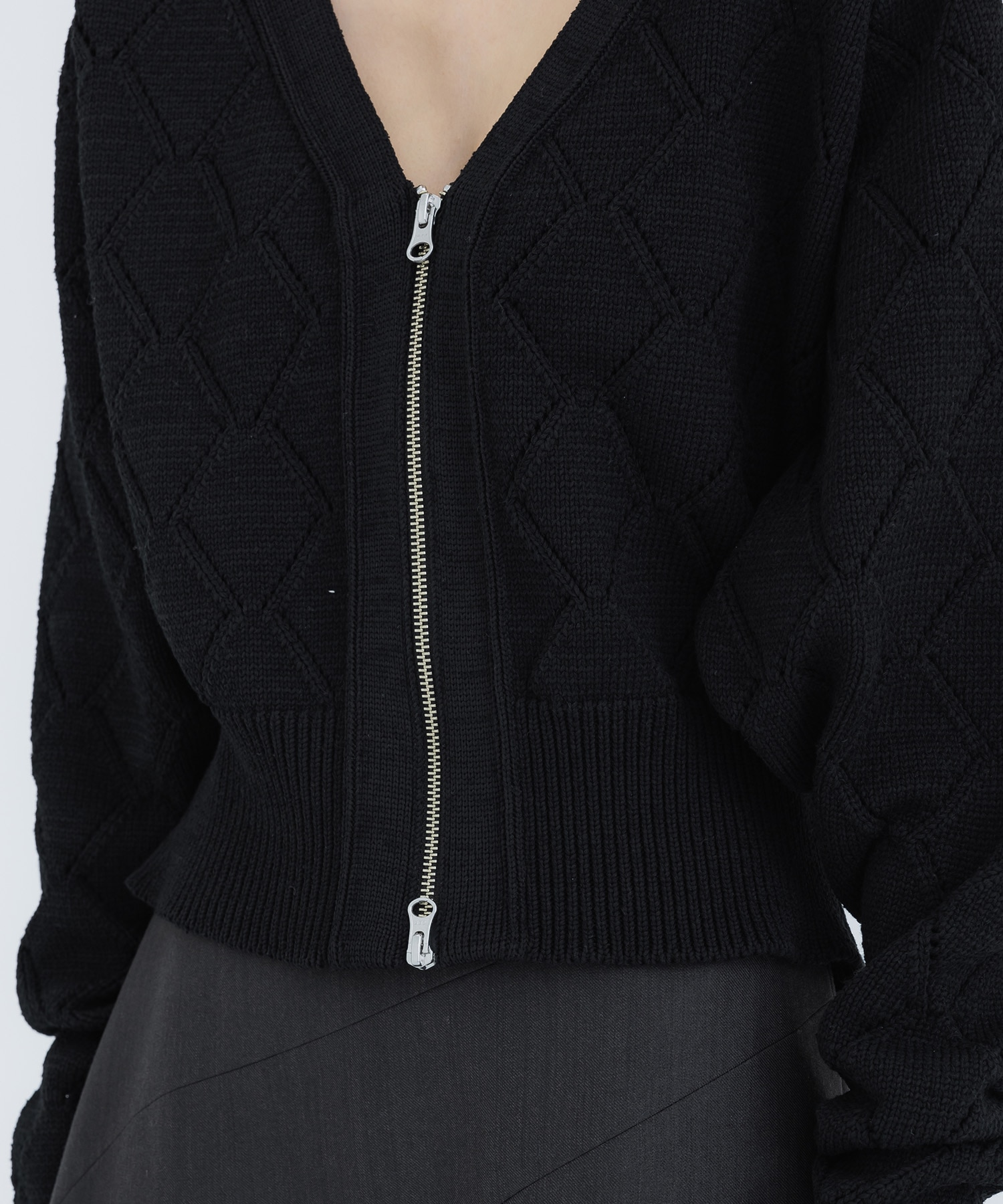 Diamond Knit Cardigan STUDIOUS