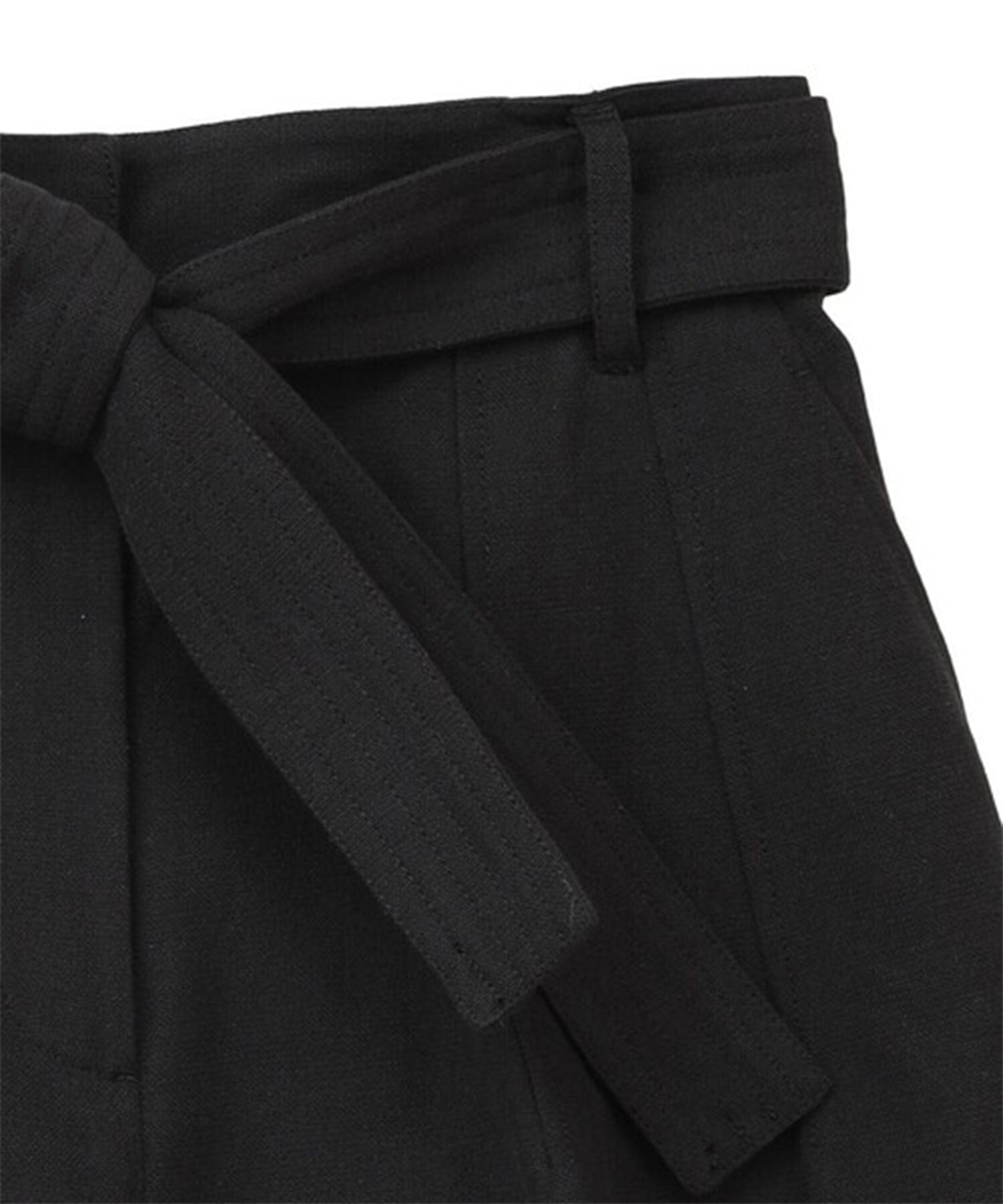 STITCH BELT HALF PANTS CLANE