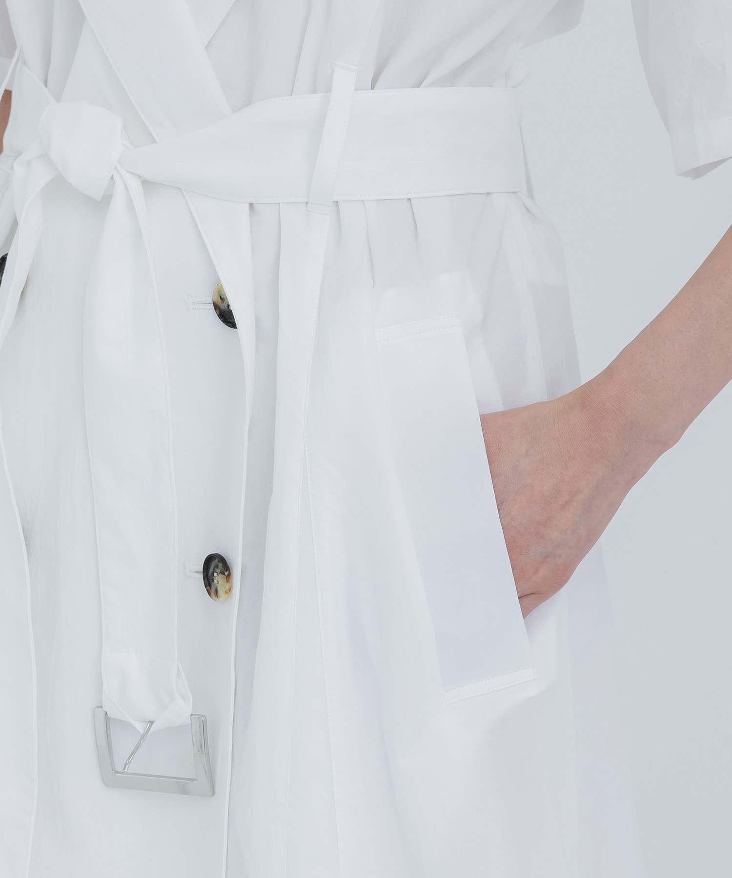 Leila trench dress WH AKIRANAKA