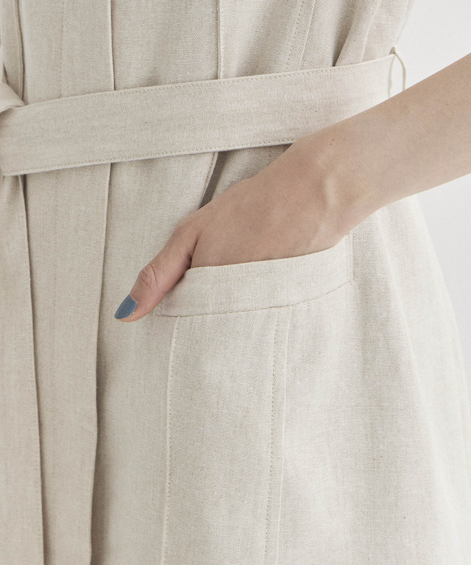 Tailored Linen Gilet Dress STUDIOUS