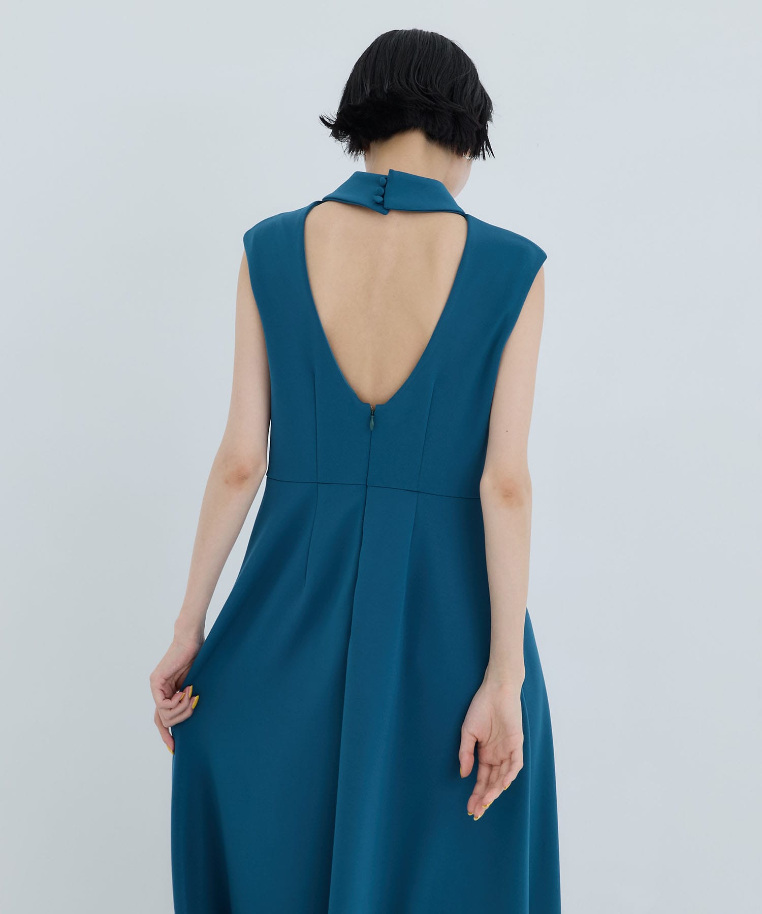 SPONDISH JERSEY LONG FLARE DRESS THINGS THAT MATTER