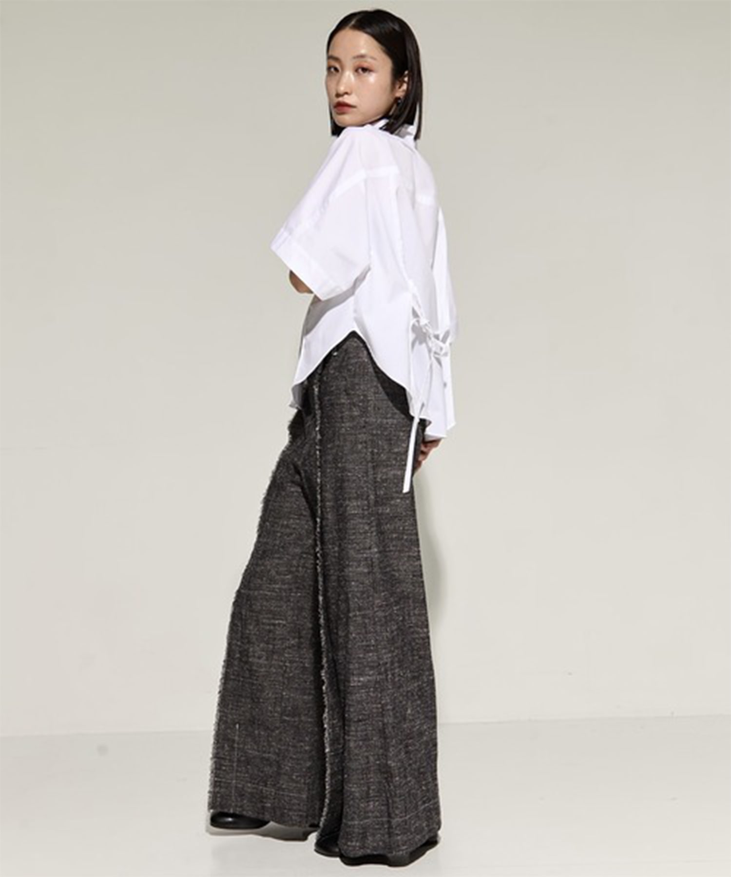 2way Collar Cotton Shirt STUDIOUS