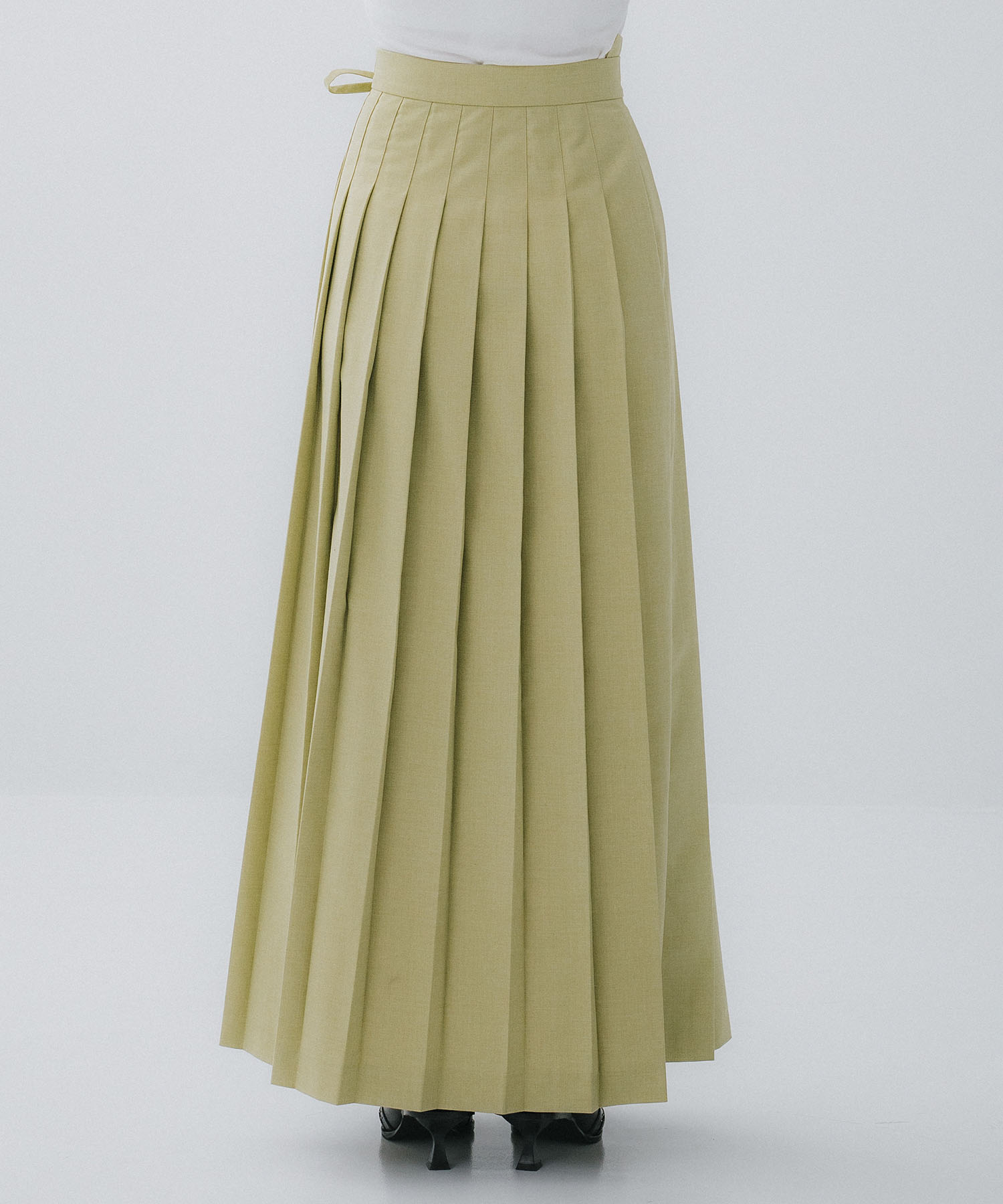 SHORT JACKET WITH PLEATS WRAP SKIRT AMERI