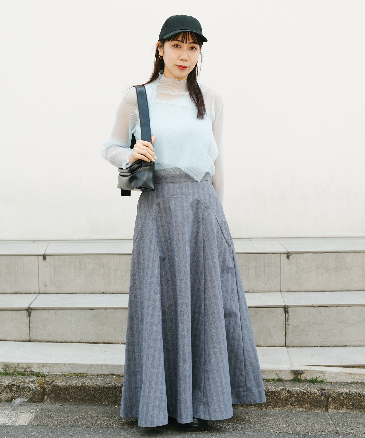 SHEER LAYERED LONG SLEEVE TOP kotohayokozawa