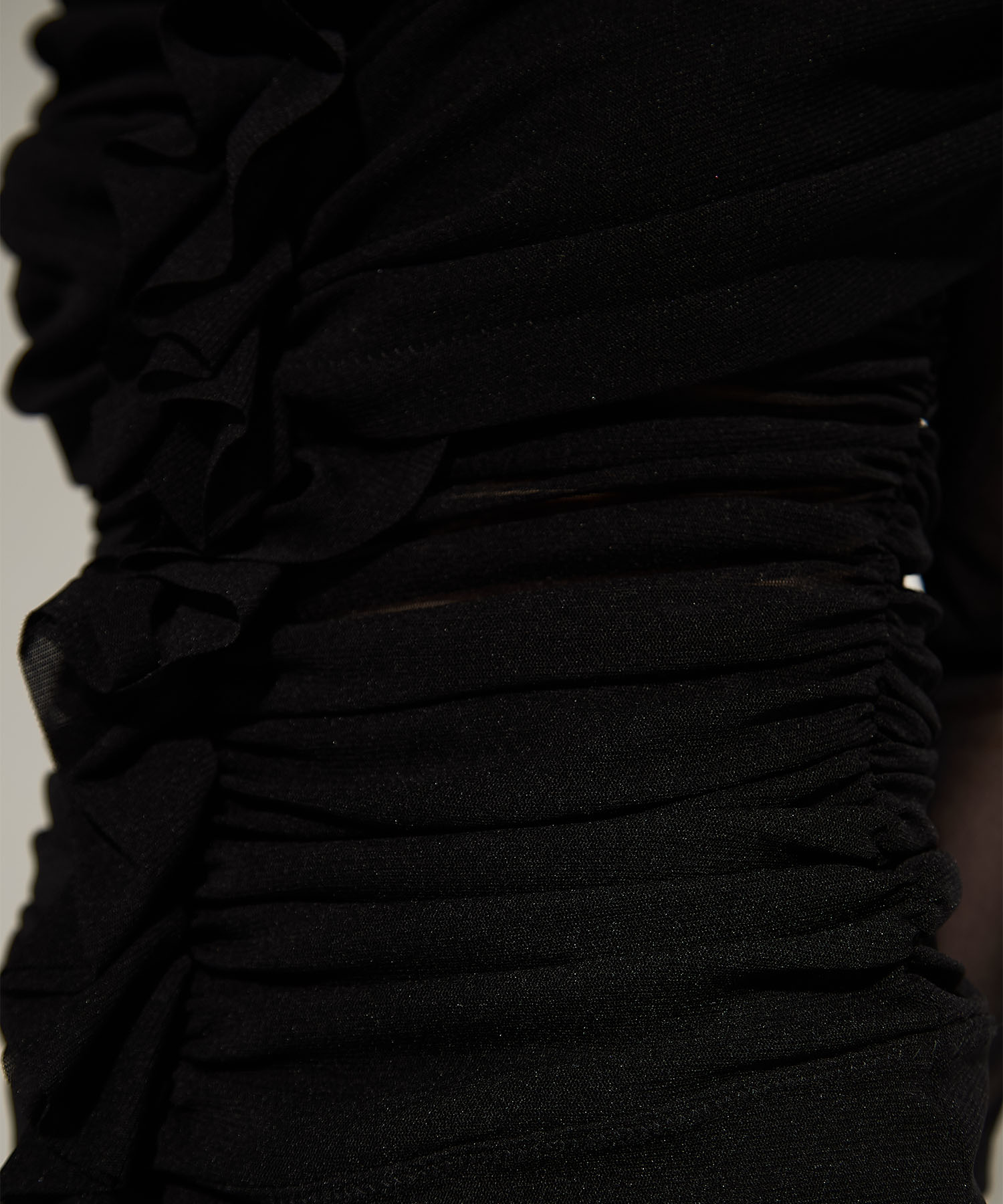 TULLE FRILLED BODYSUIT FETICO
