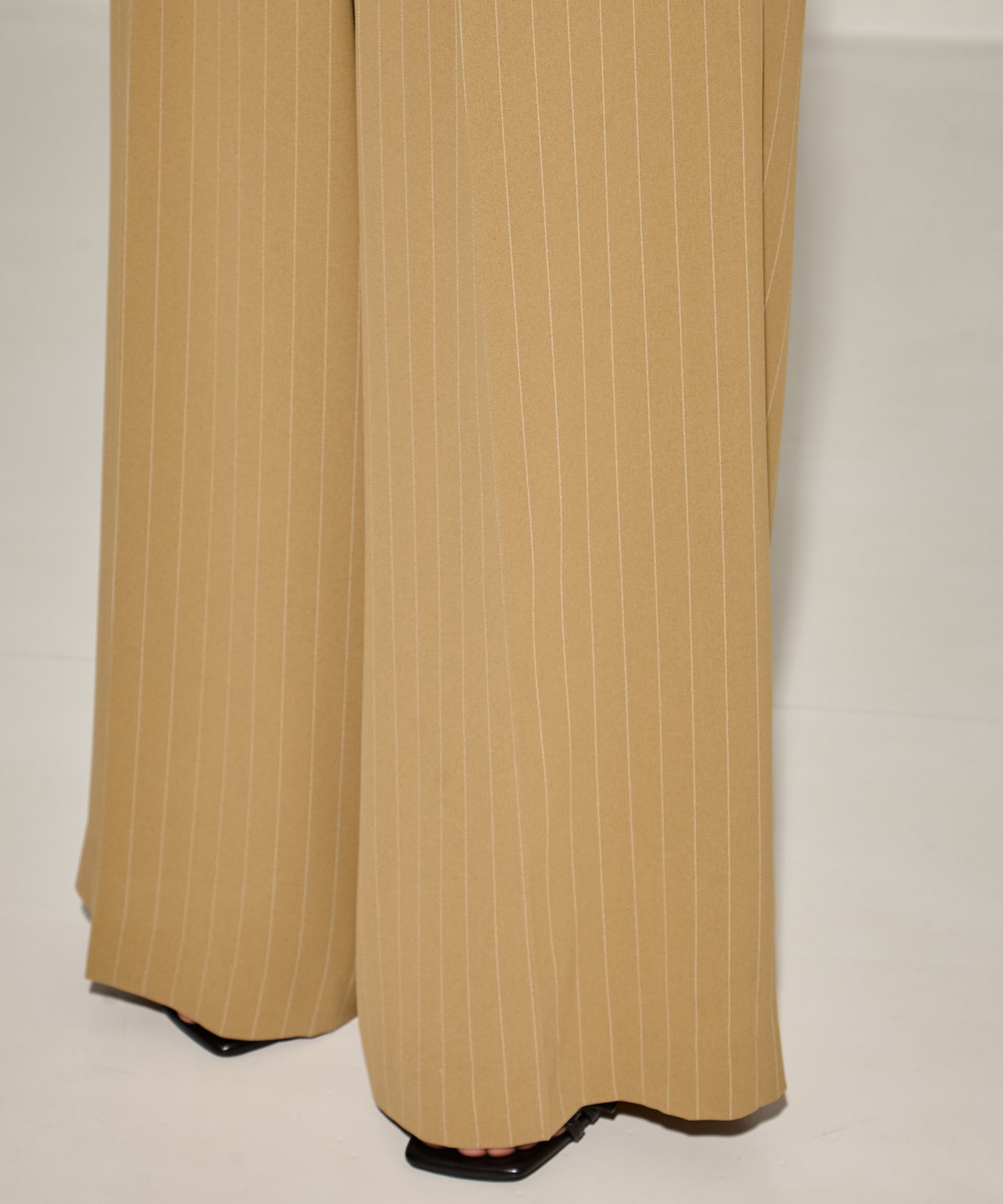 TURN BACK WATIST WIDE PANTS AMERI