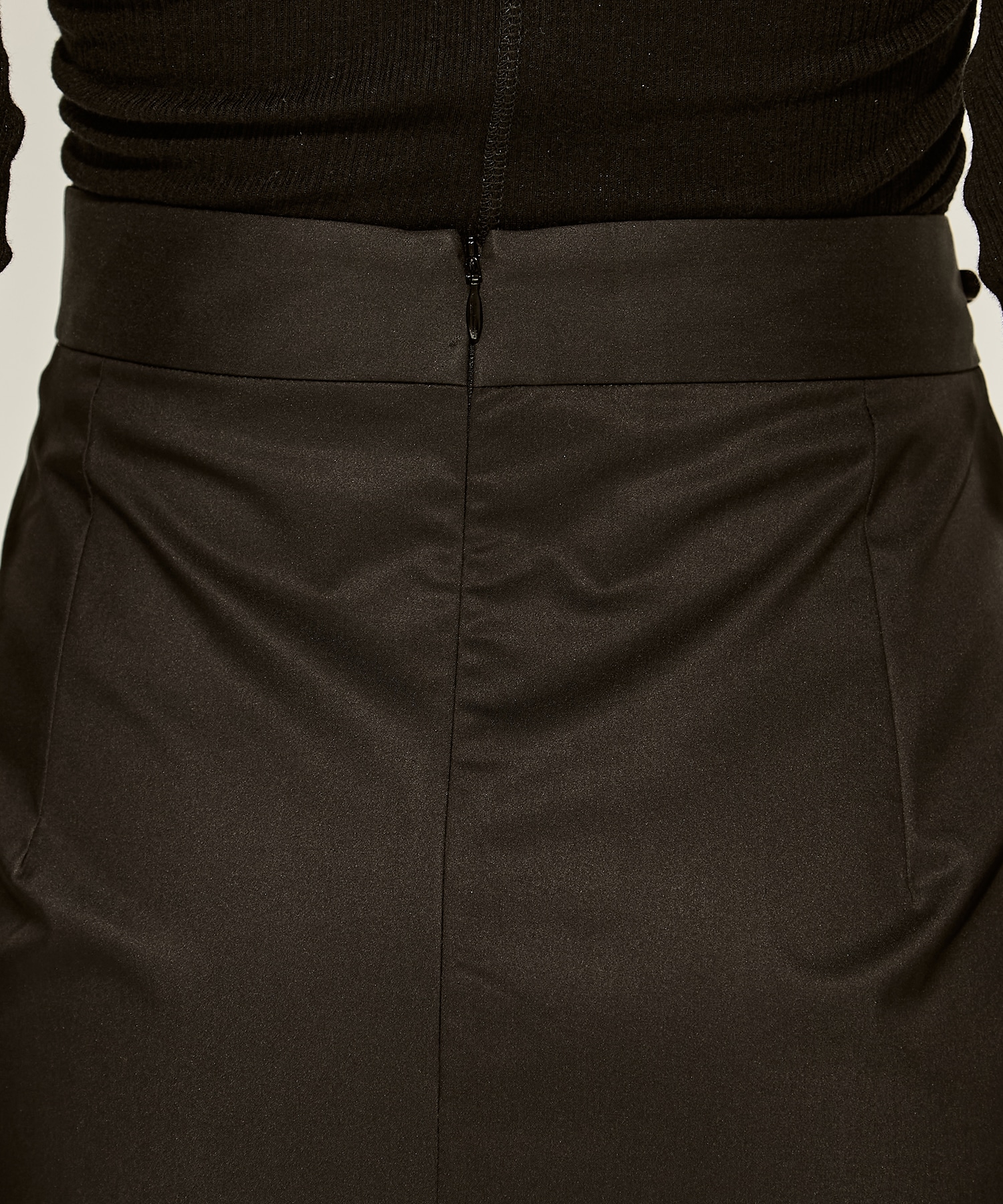SUPIMA C/PE/PU ZIP SKIRT CINOH