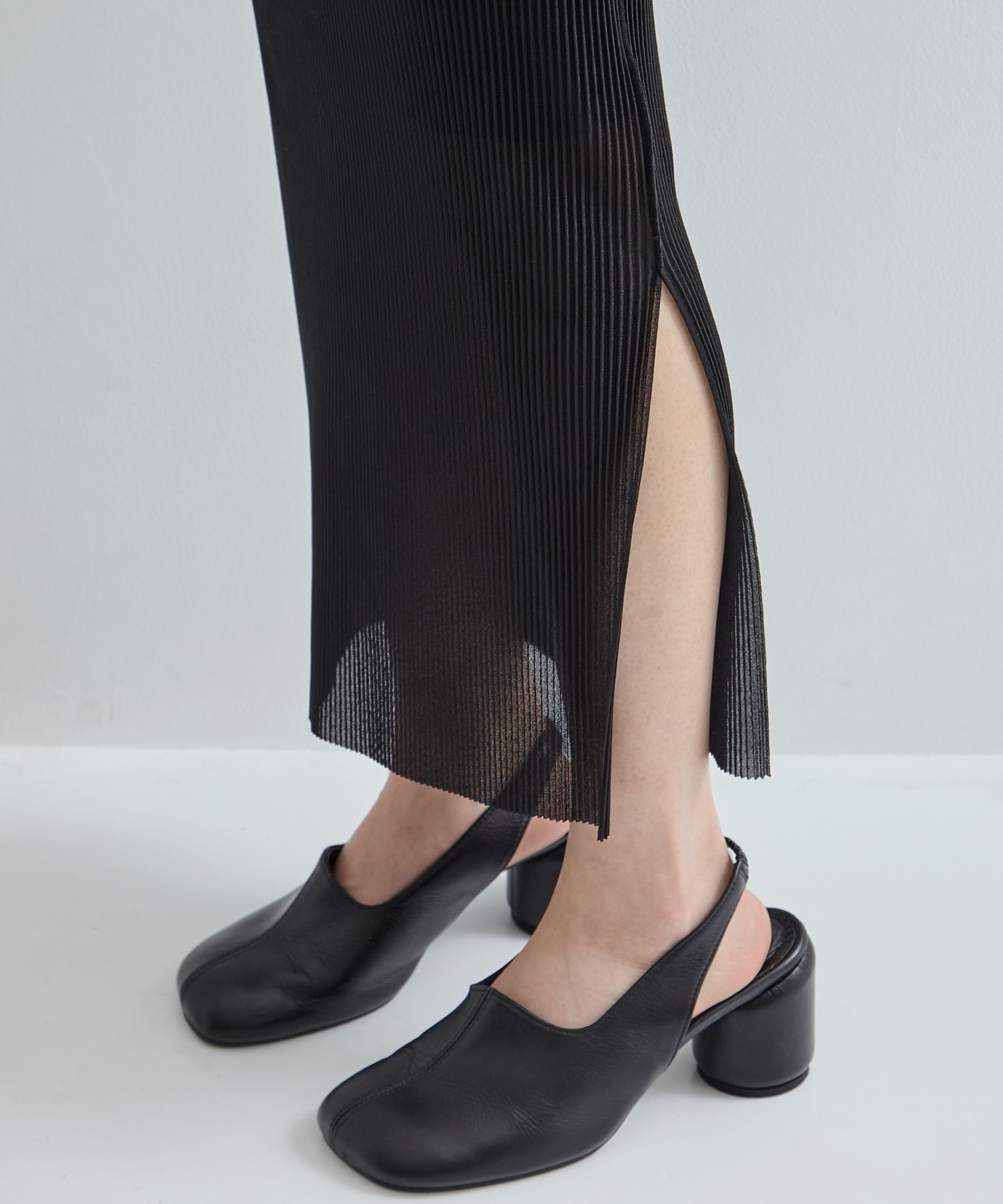 別注SHEER LAYERED SHORT SLEEVE HIGH NECK  DRESS kotohayokozawa