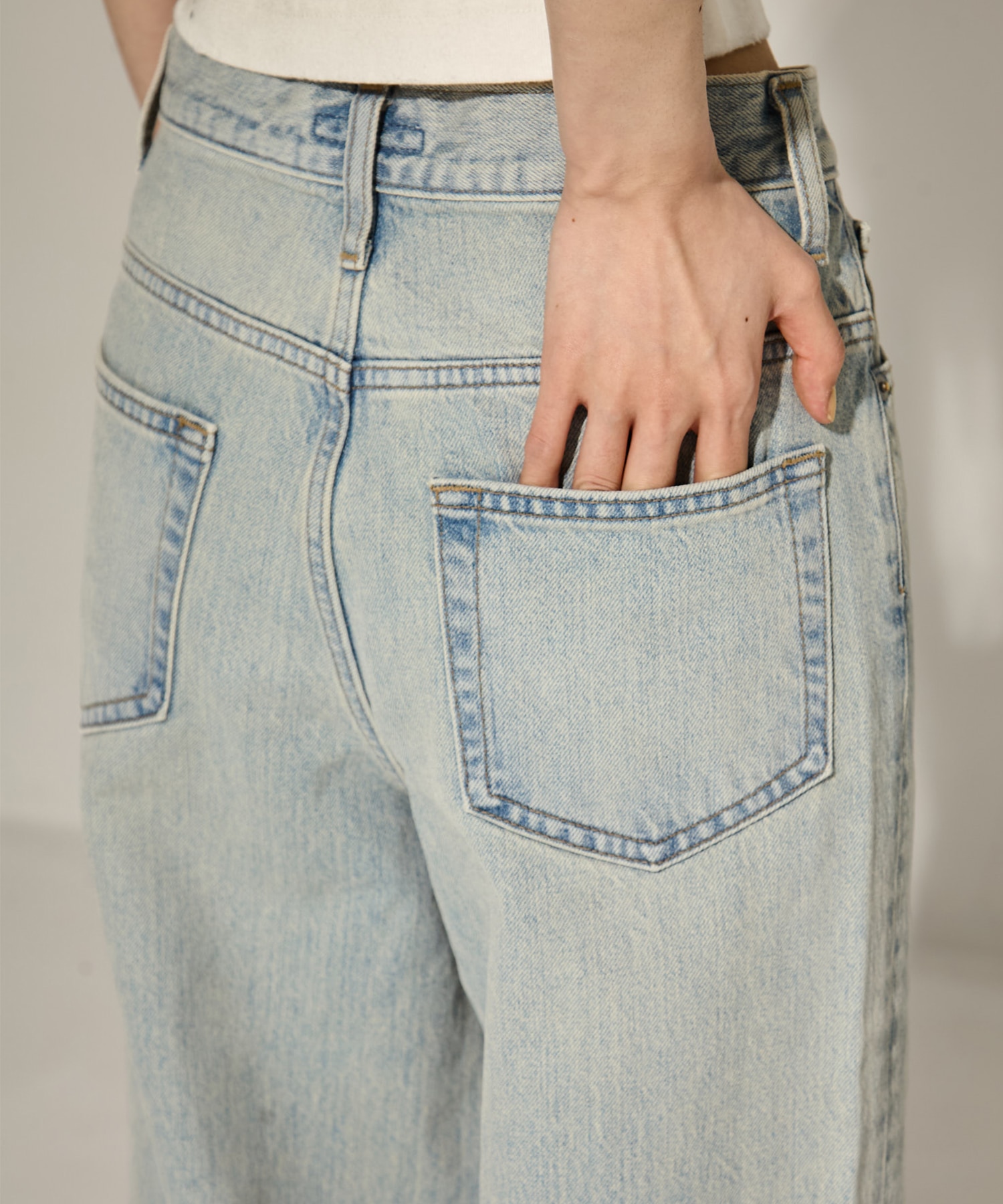 Semi Flare Dyed Jeans STUDIOUS