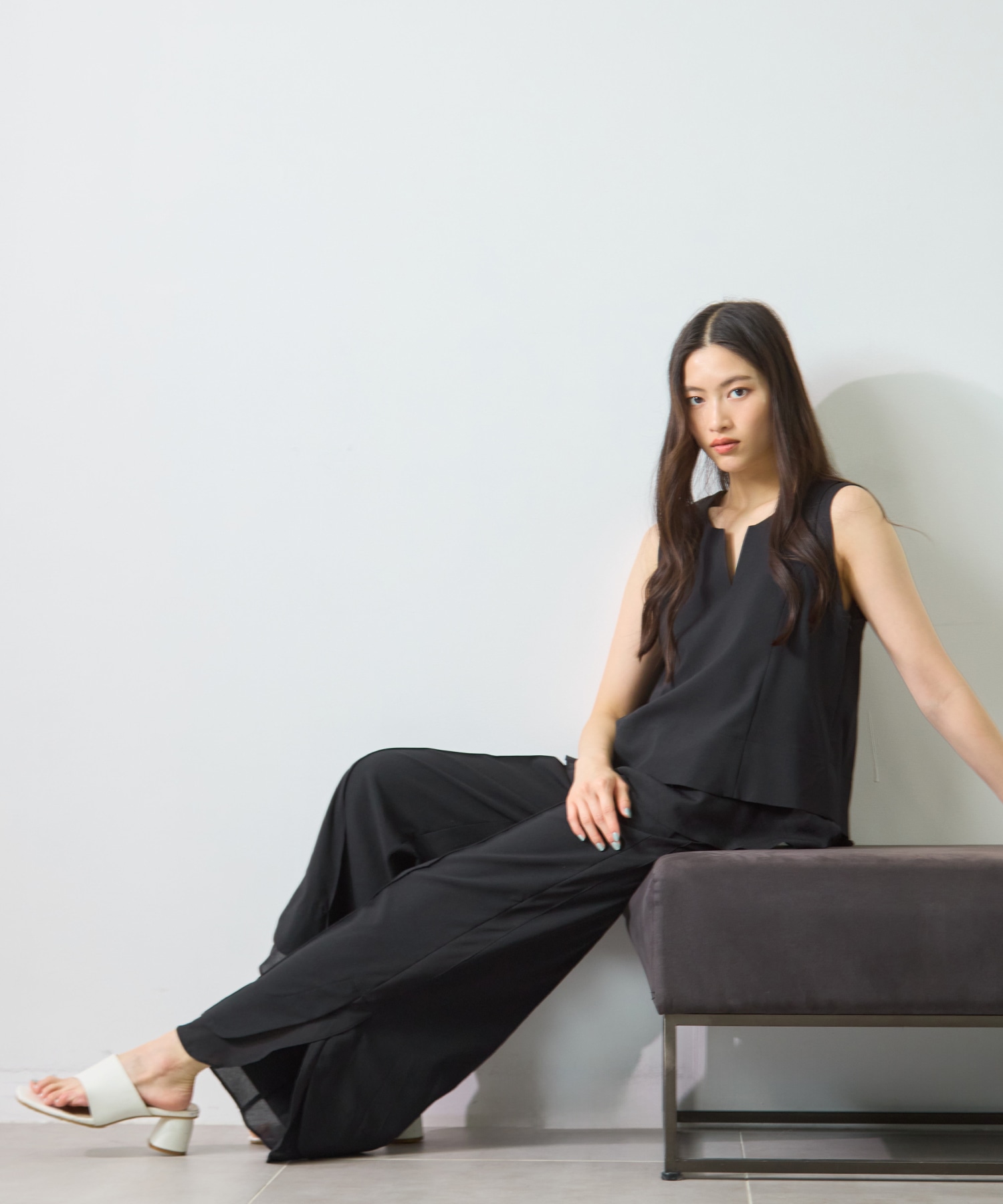 Sheer Layered Trousers STUDIOUS