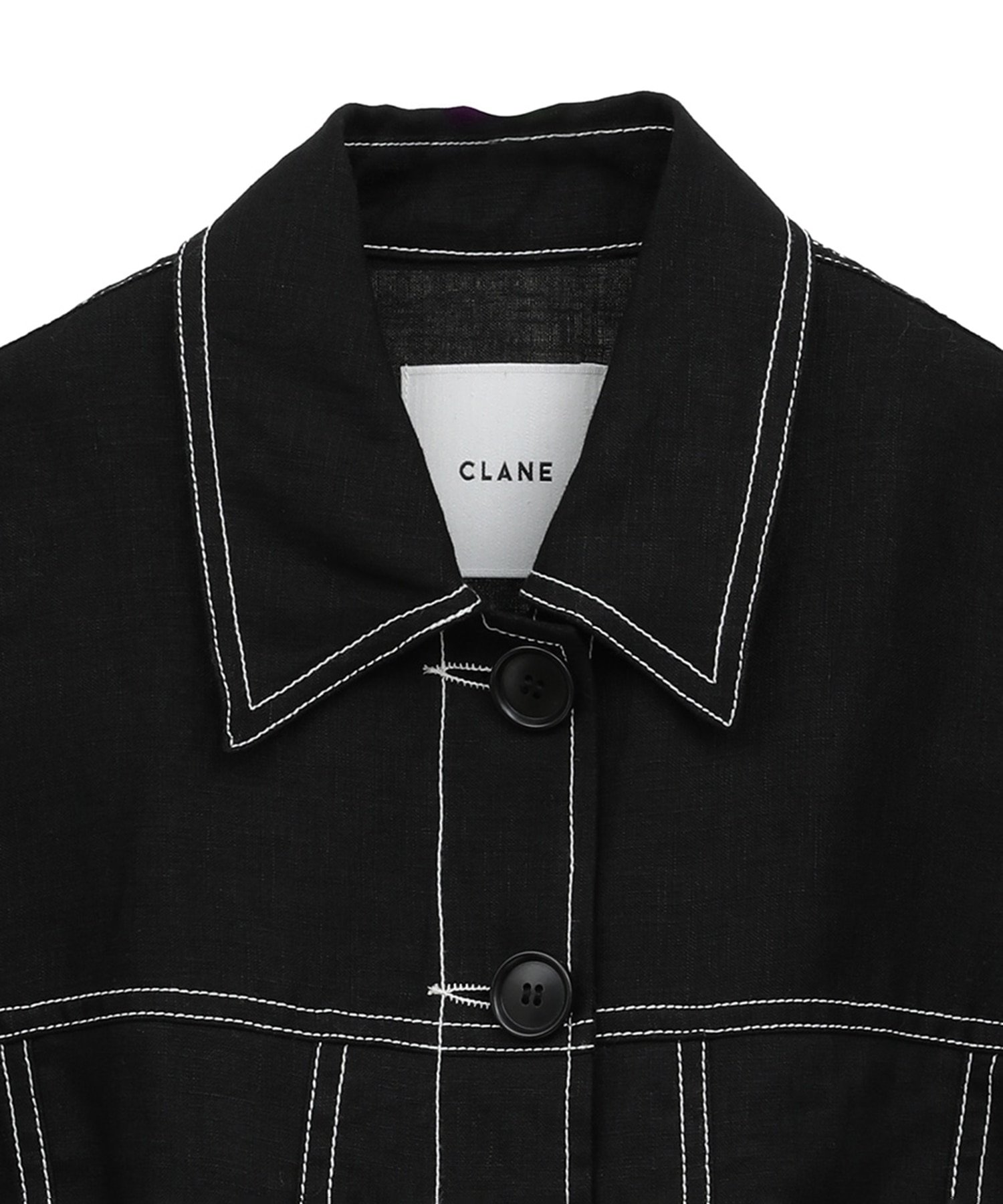 LINEN SHIRT JACKET CLANE
